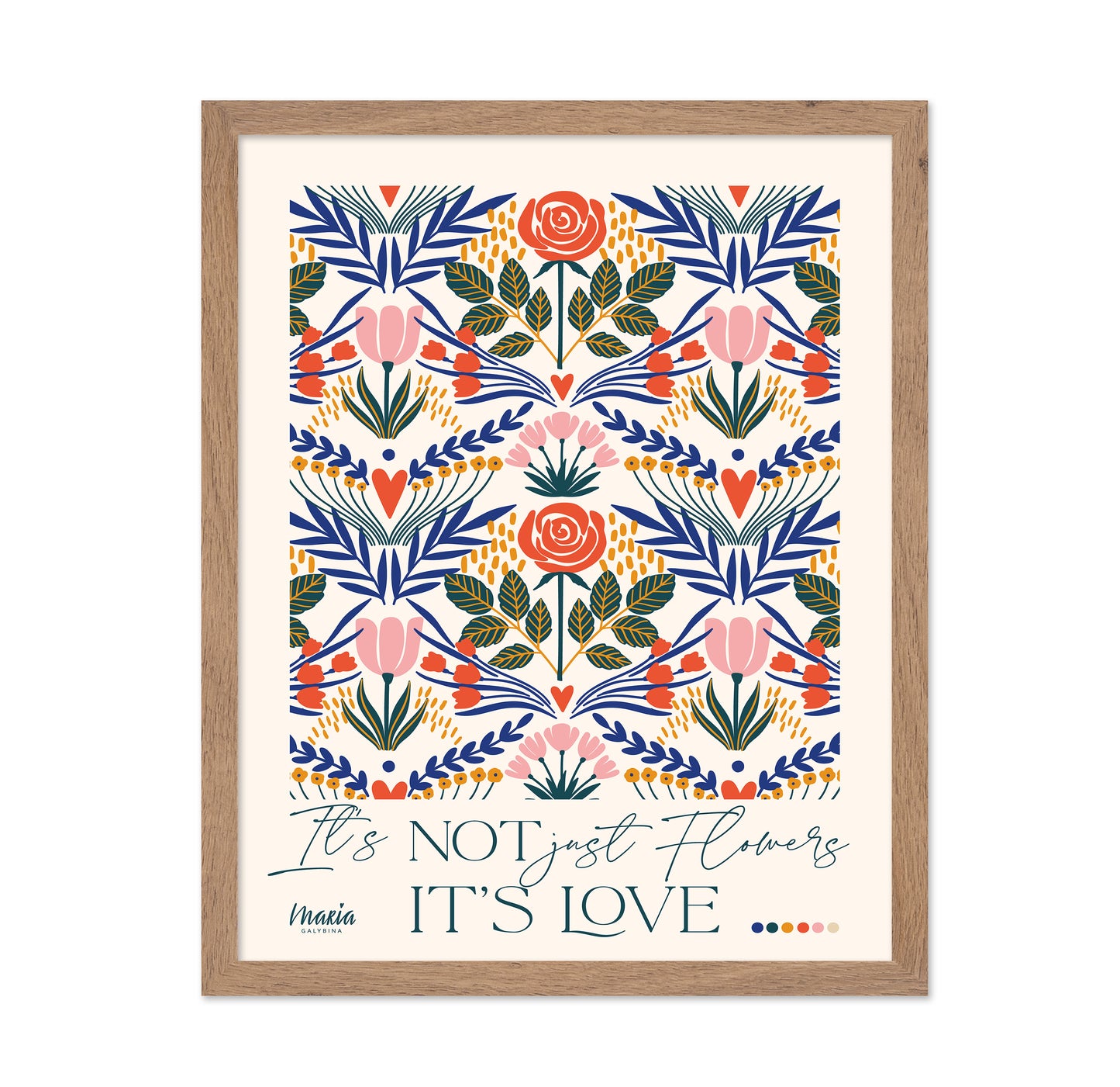 Floral Love Pattern