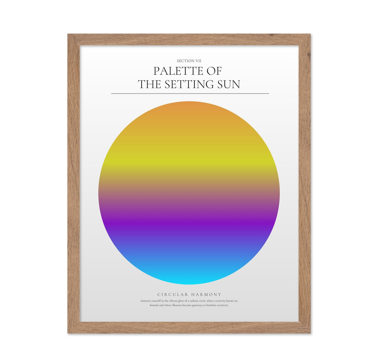 Sunset Spectrum Circle