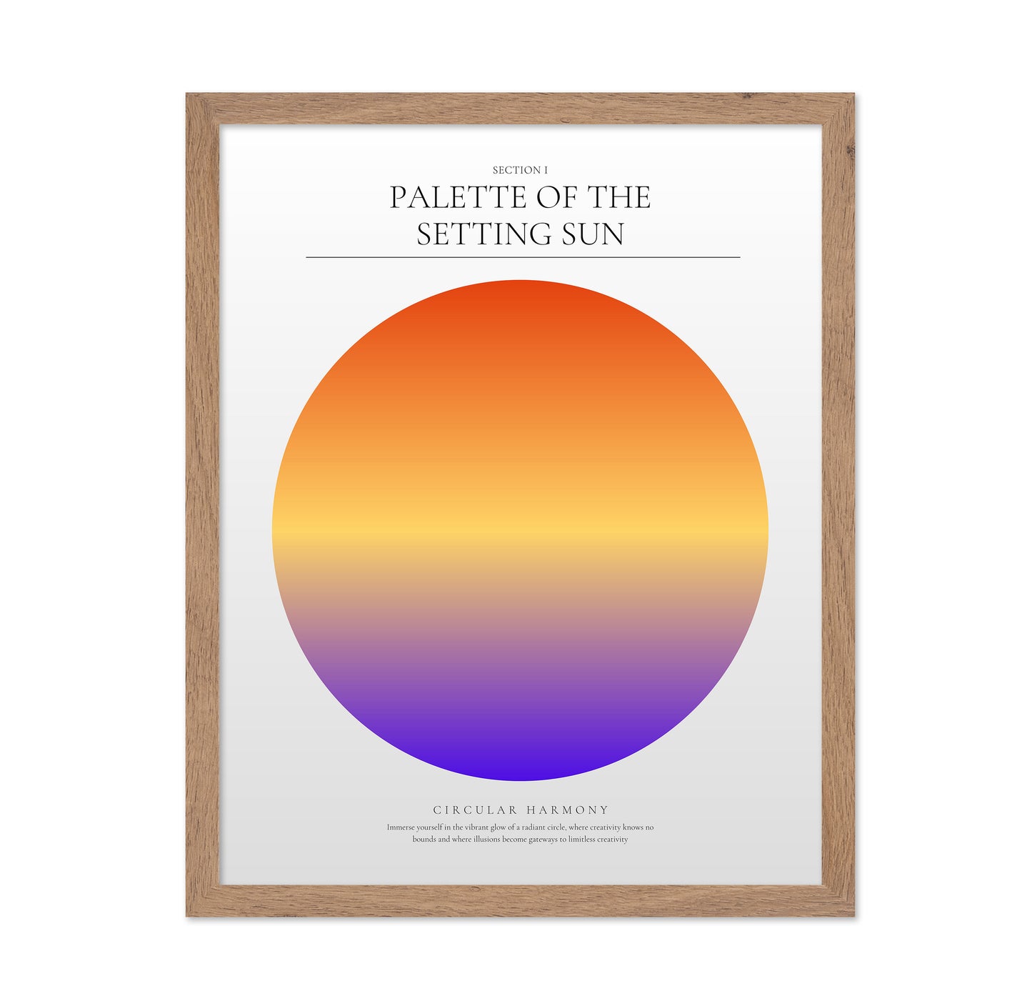 Sunset Color Circle