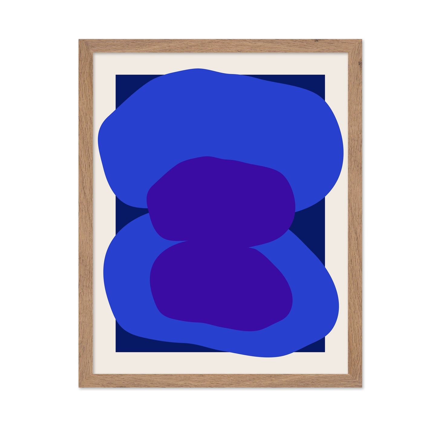 Blue Purple Abstract Shape