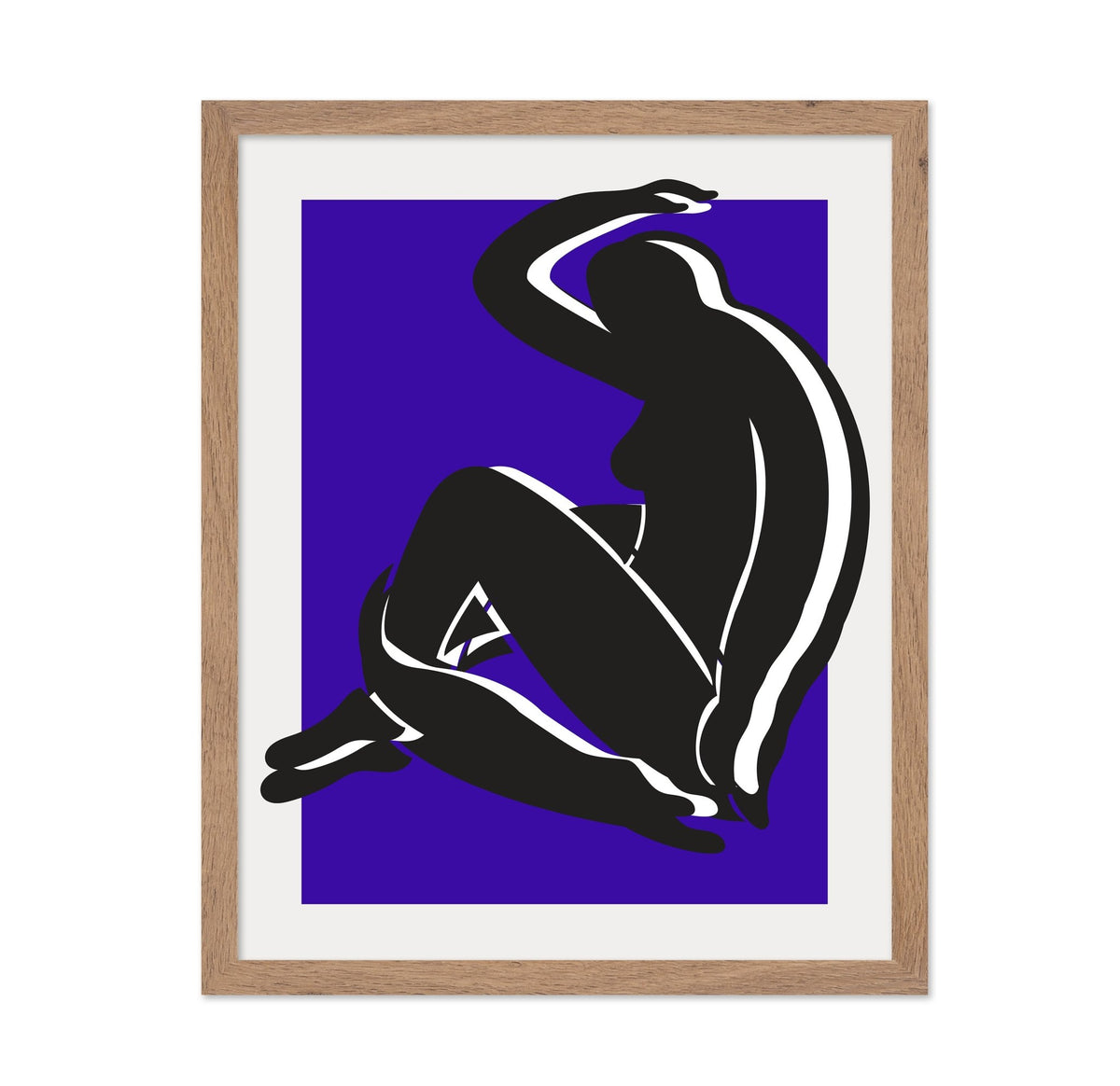 Seated Female Silhouette