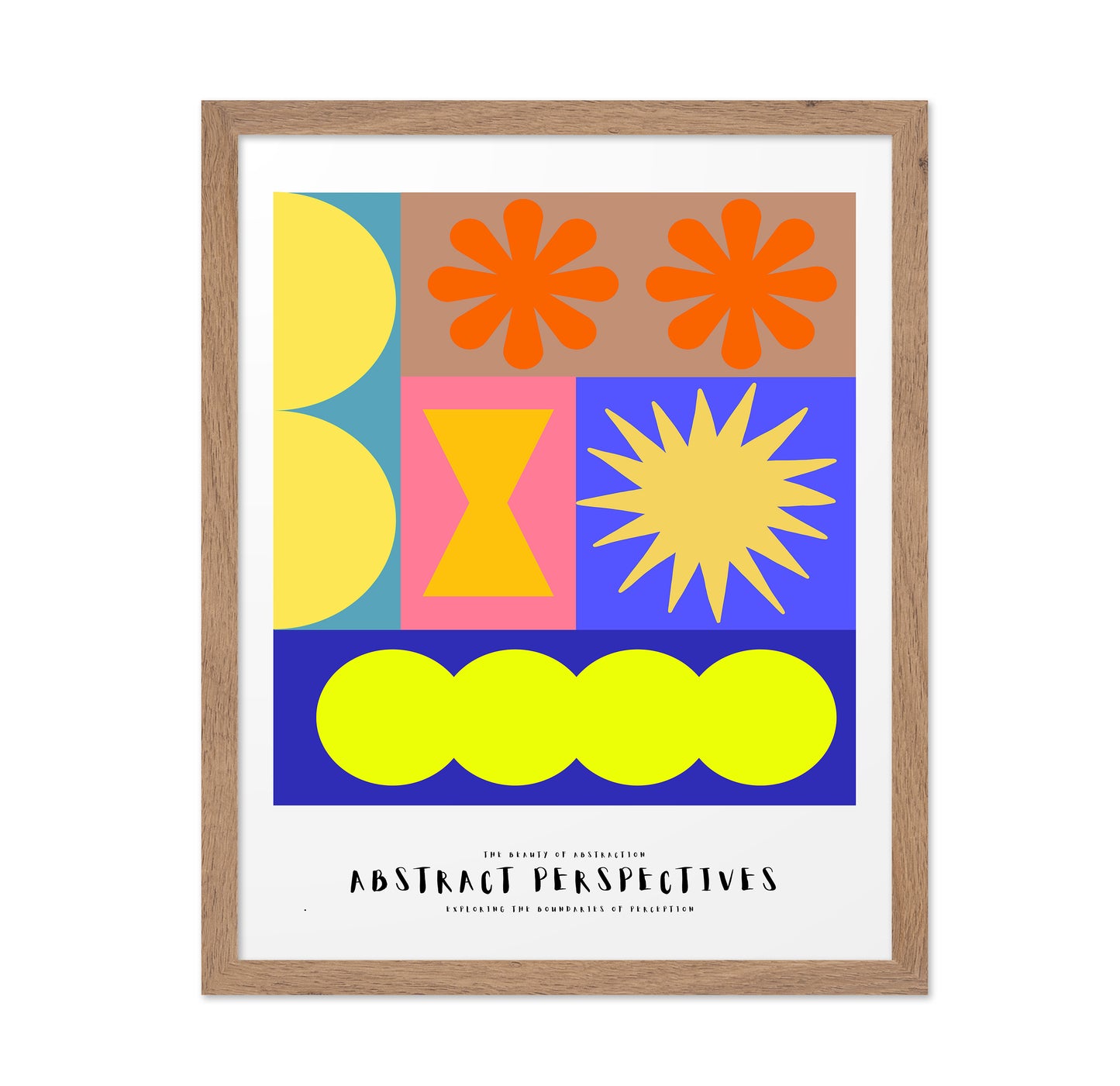 Geometric Color Blocks No3