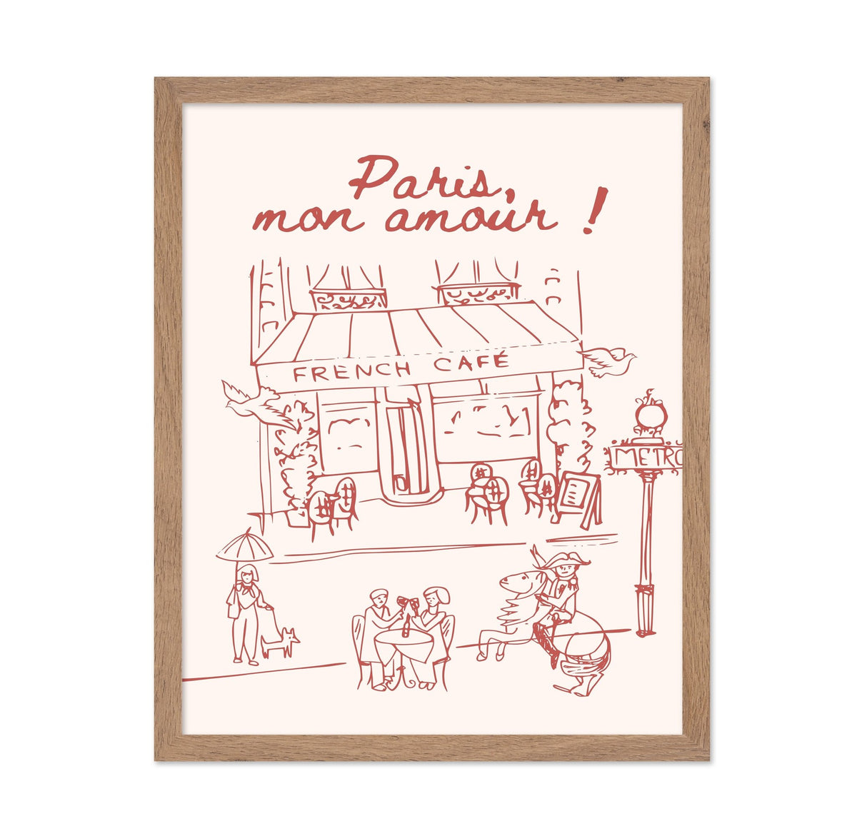 Paris Cafe Sketch No3