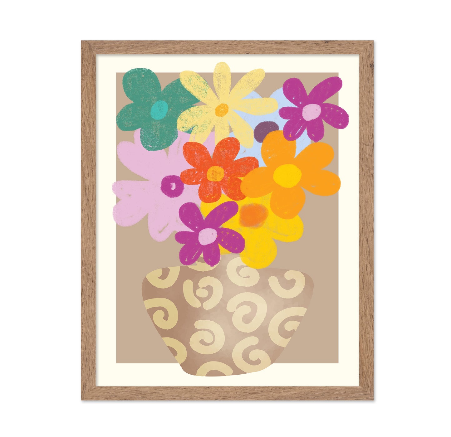 Colorful Flower Vase No1