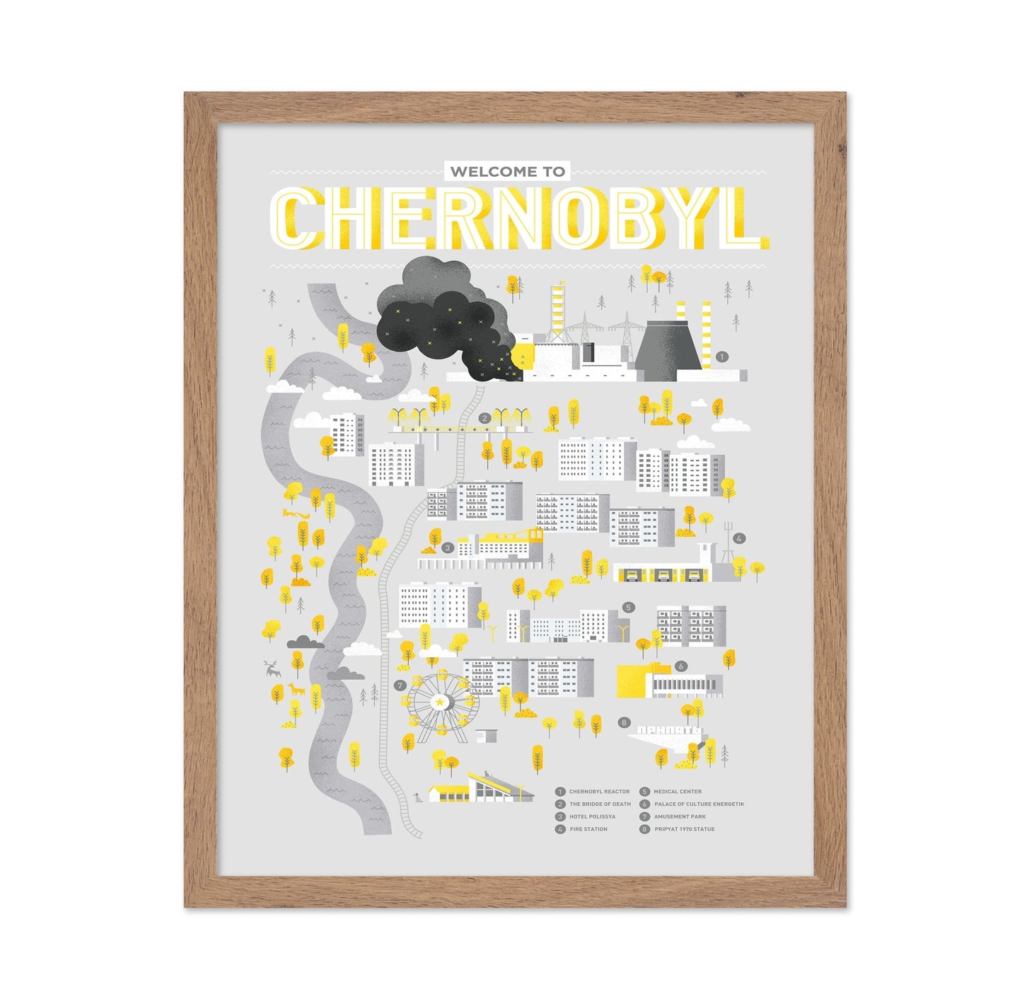 Chernobyl City Map