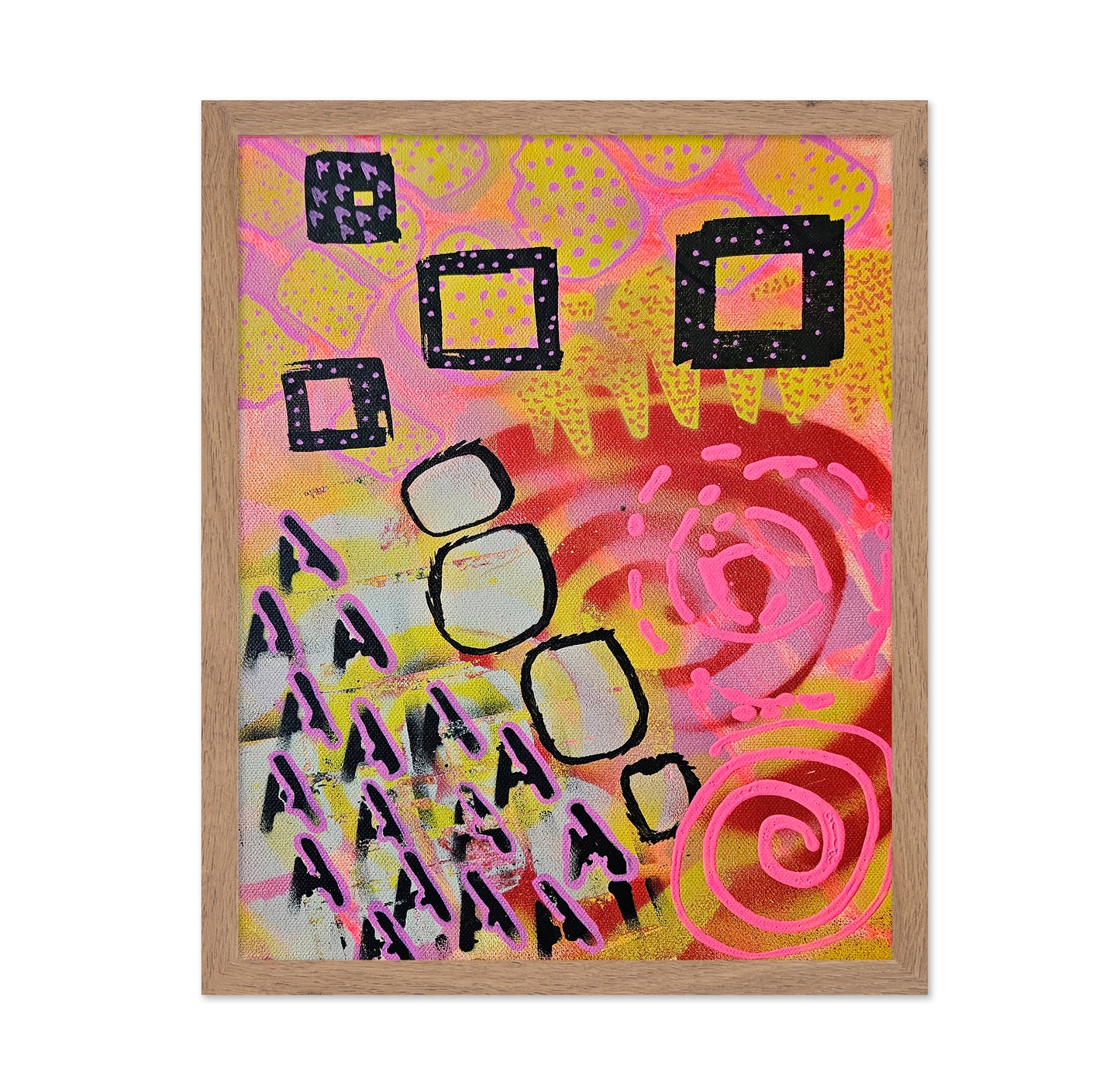 Neon Game Pattern