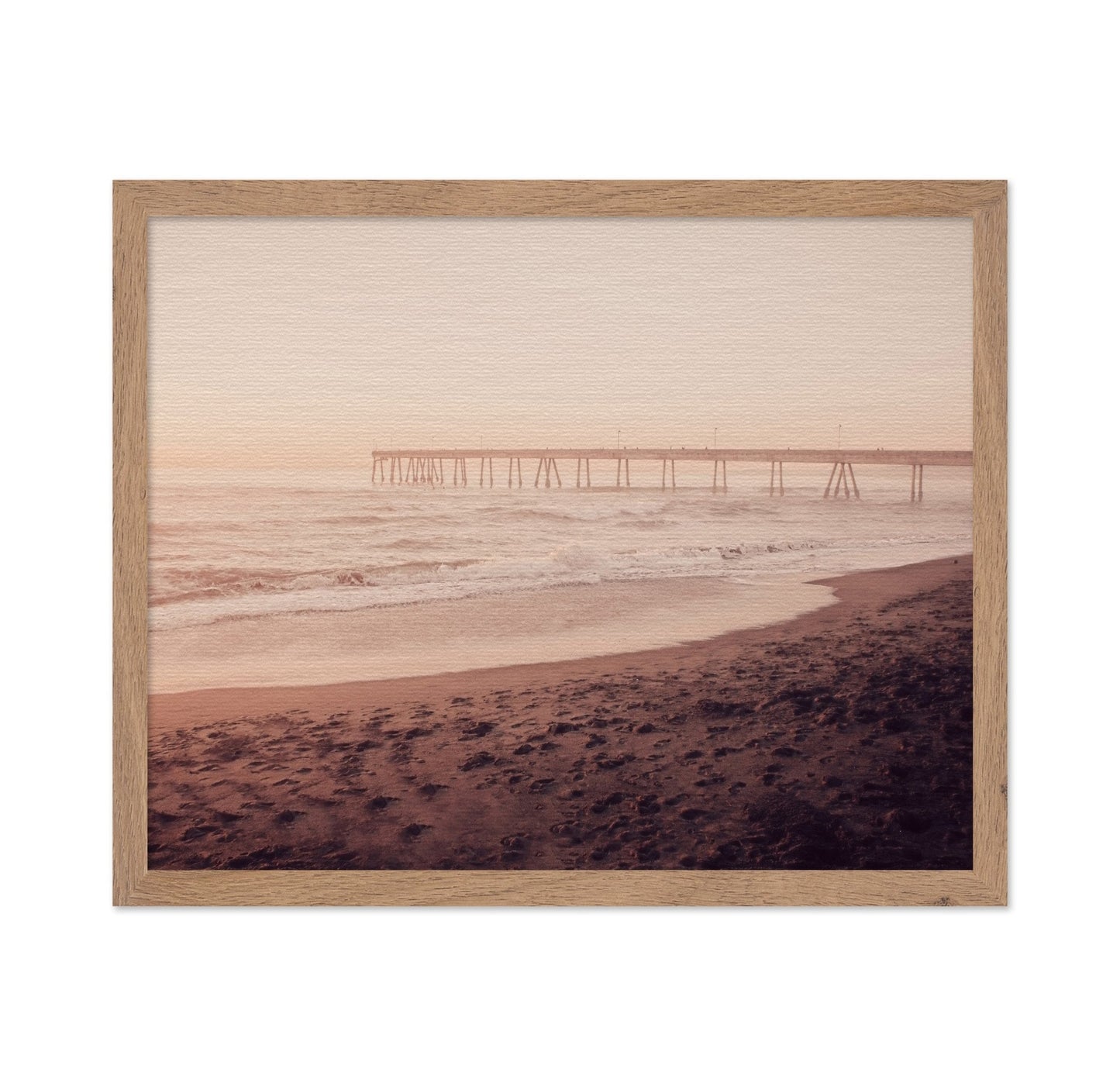 Sepia Beach Pier Photo