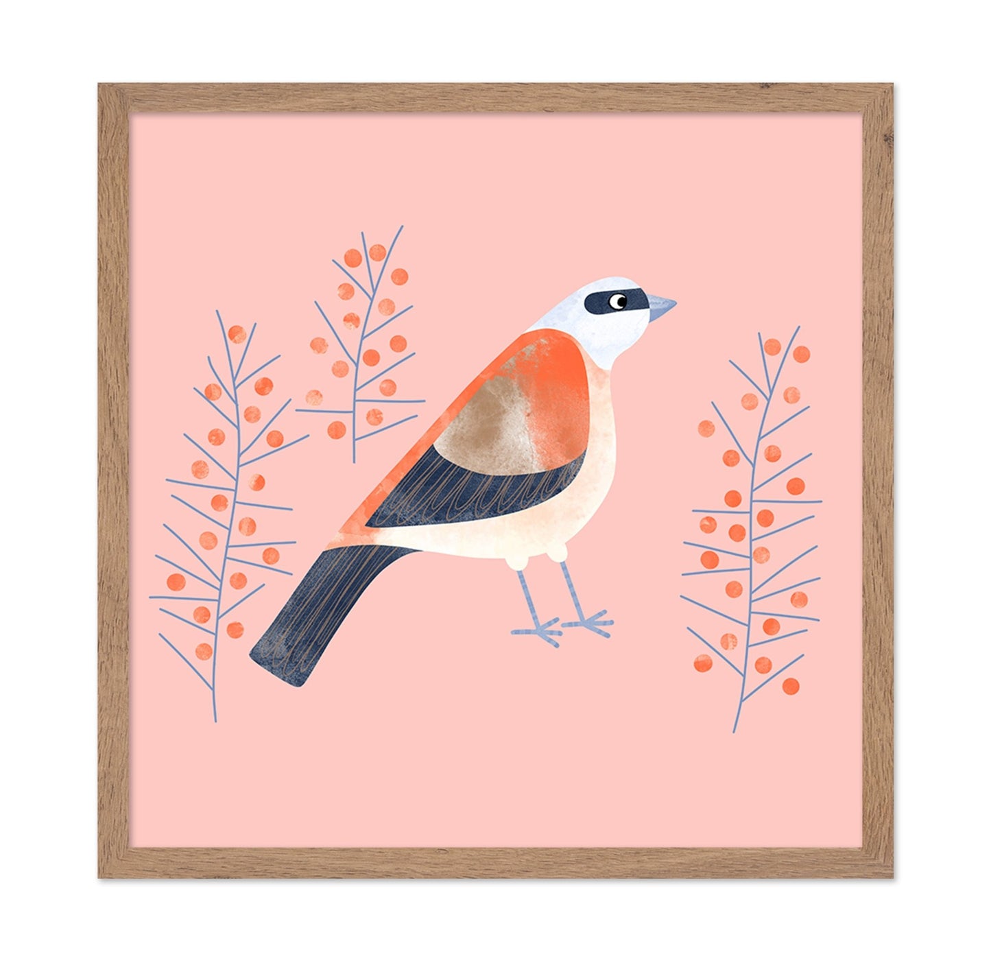 Berry Perch Bird