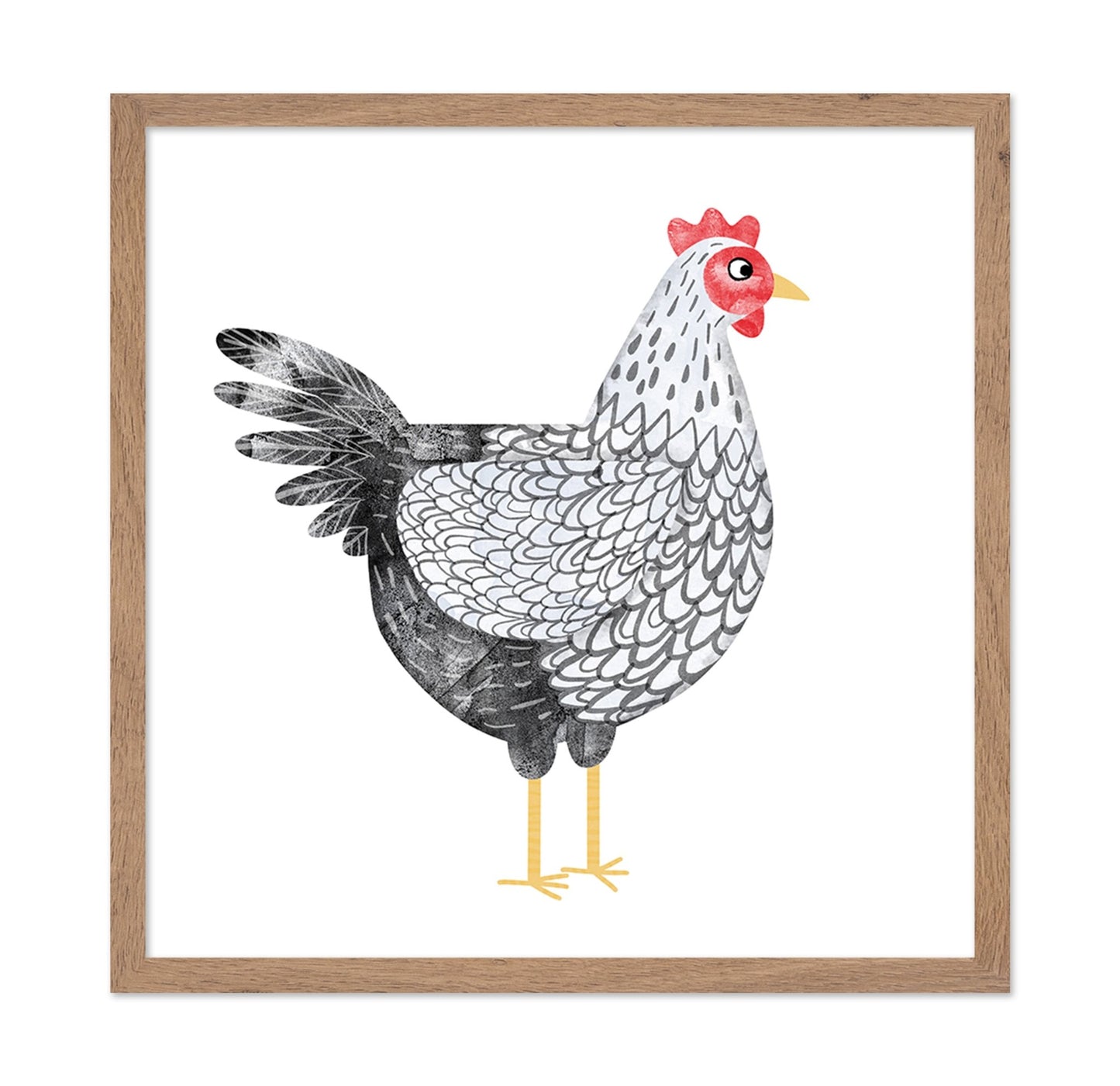 Elegant Hen Illustration