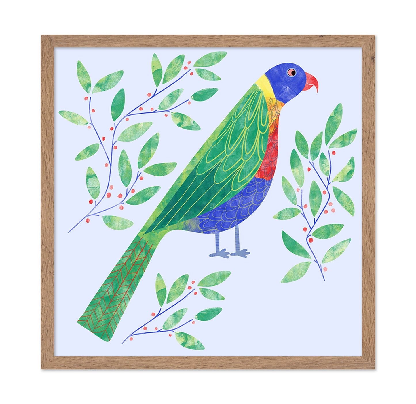 Colorful Jungle Parrot