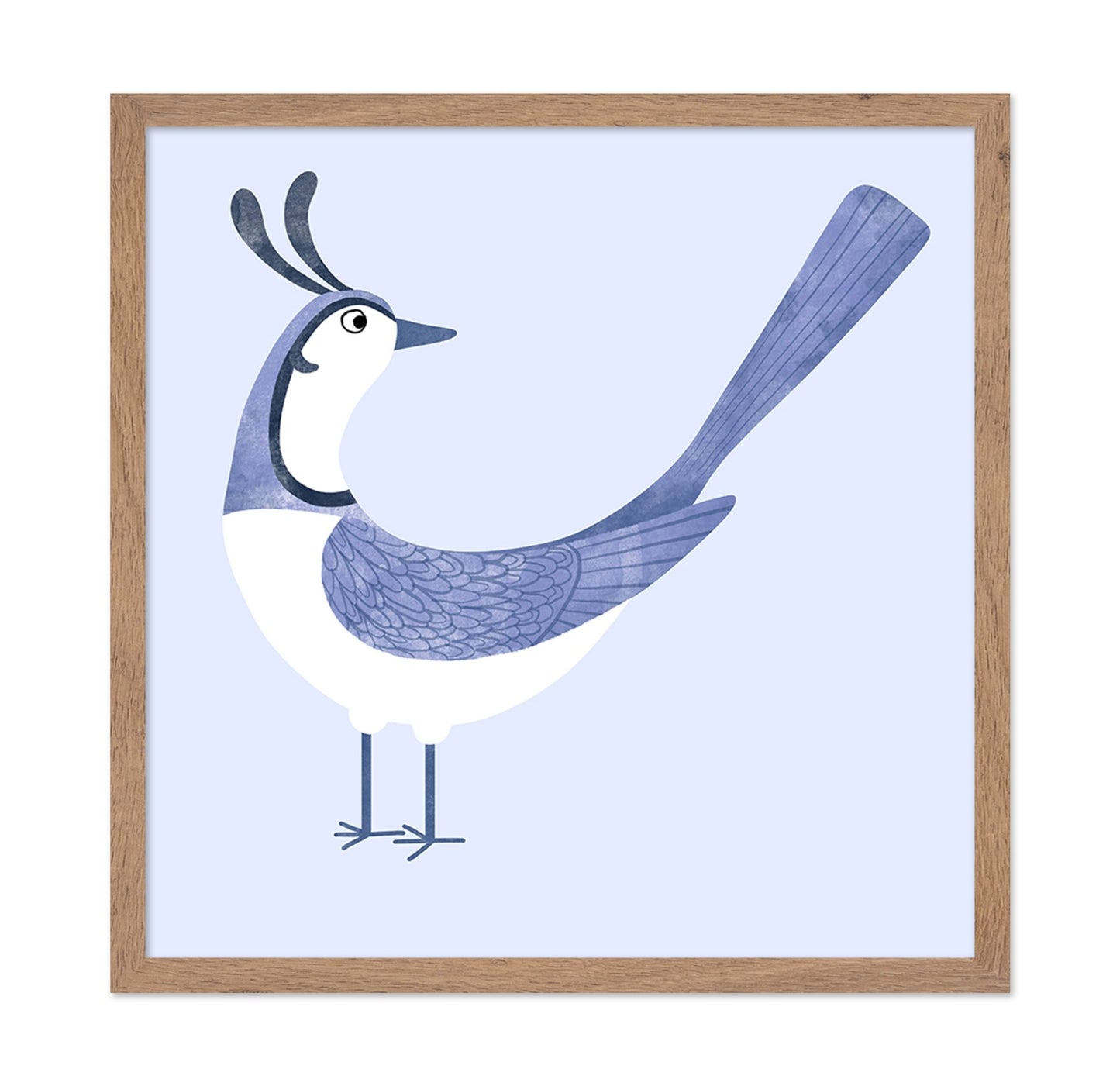 Blue Whimsy Bird