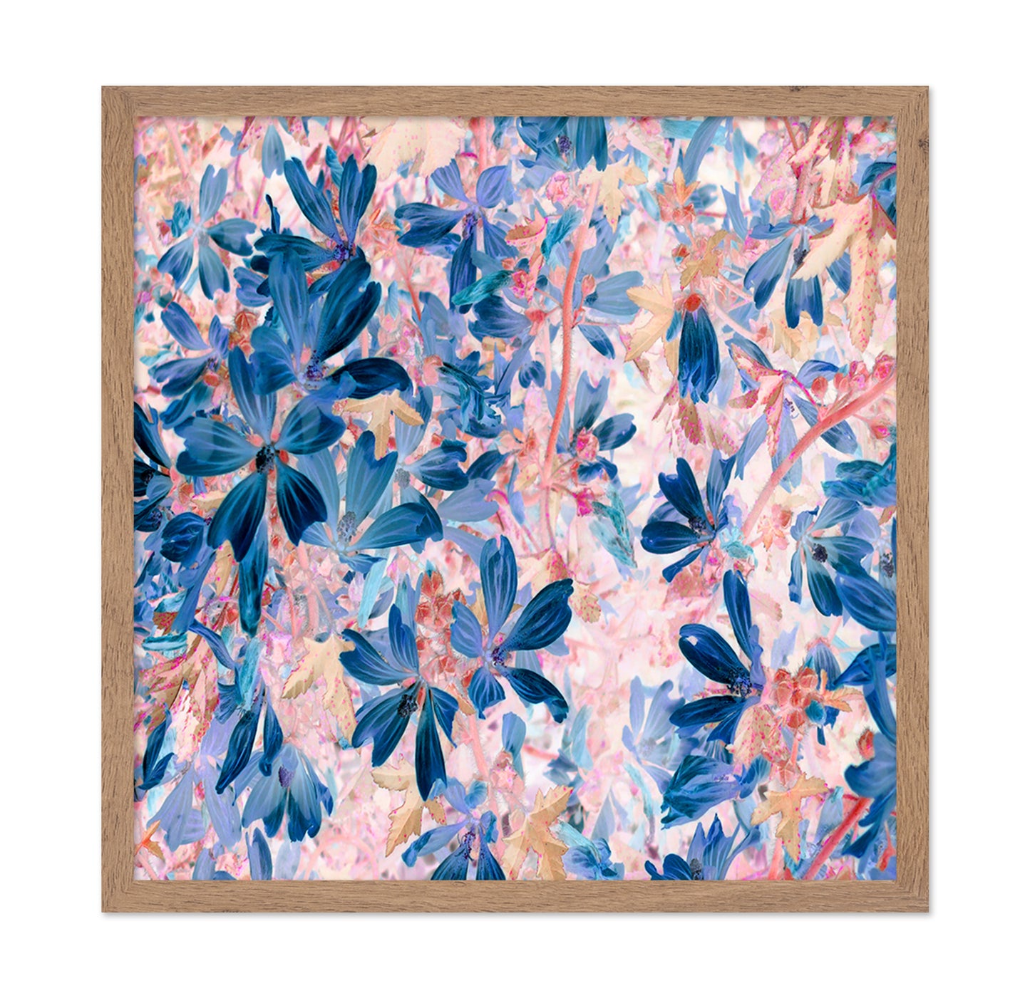 Blue Petal Tangle
