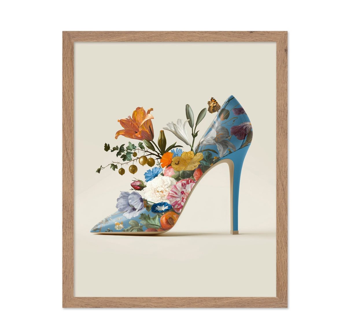 Floral Heel Design