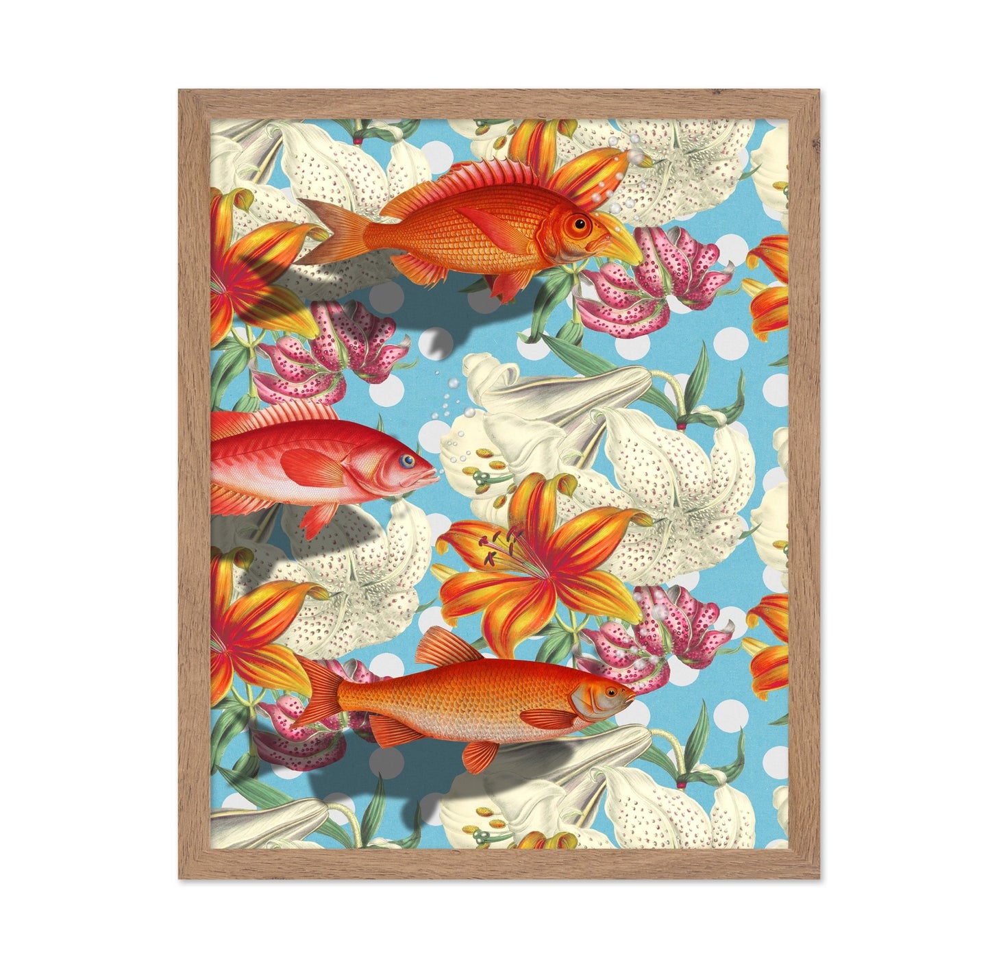Floral Fish Pattern