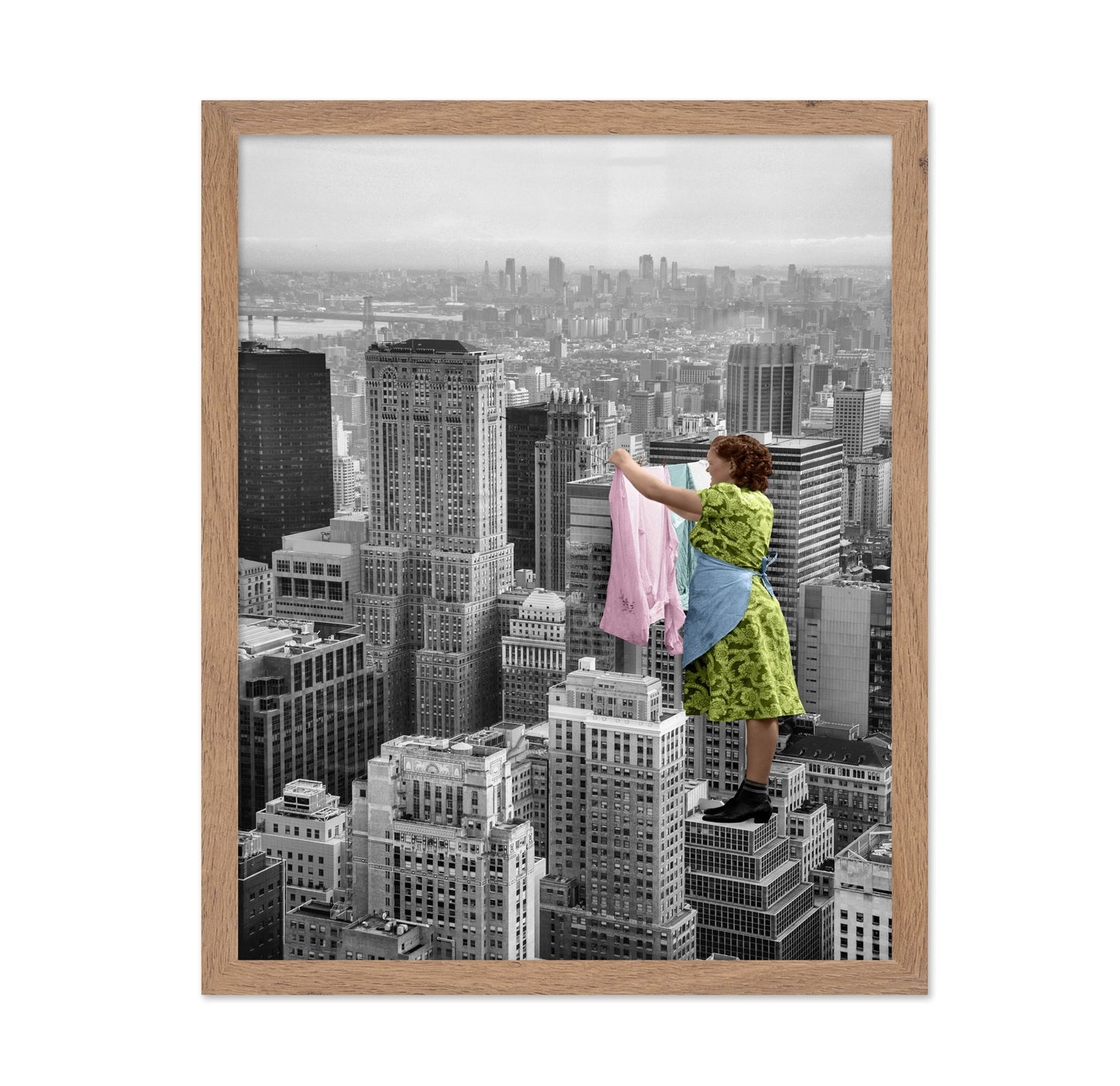 City Laundry Scene