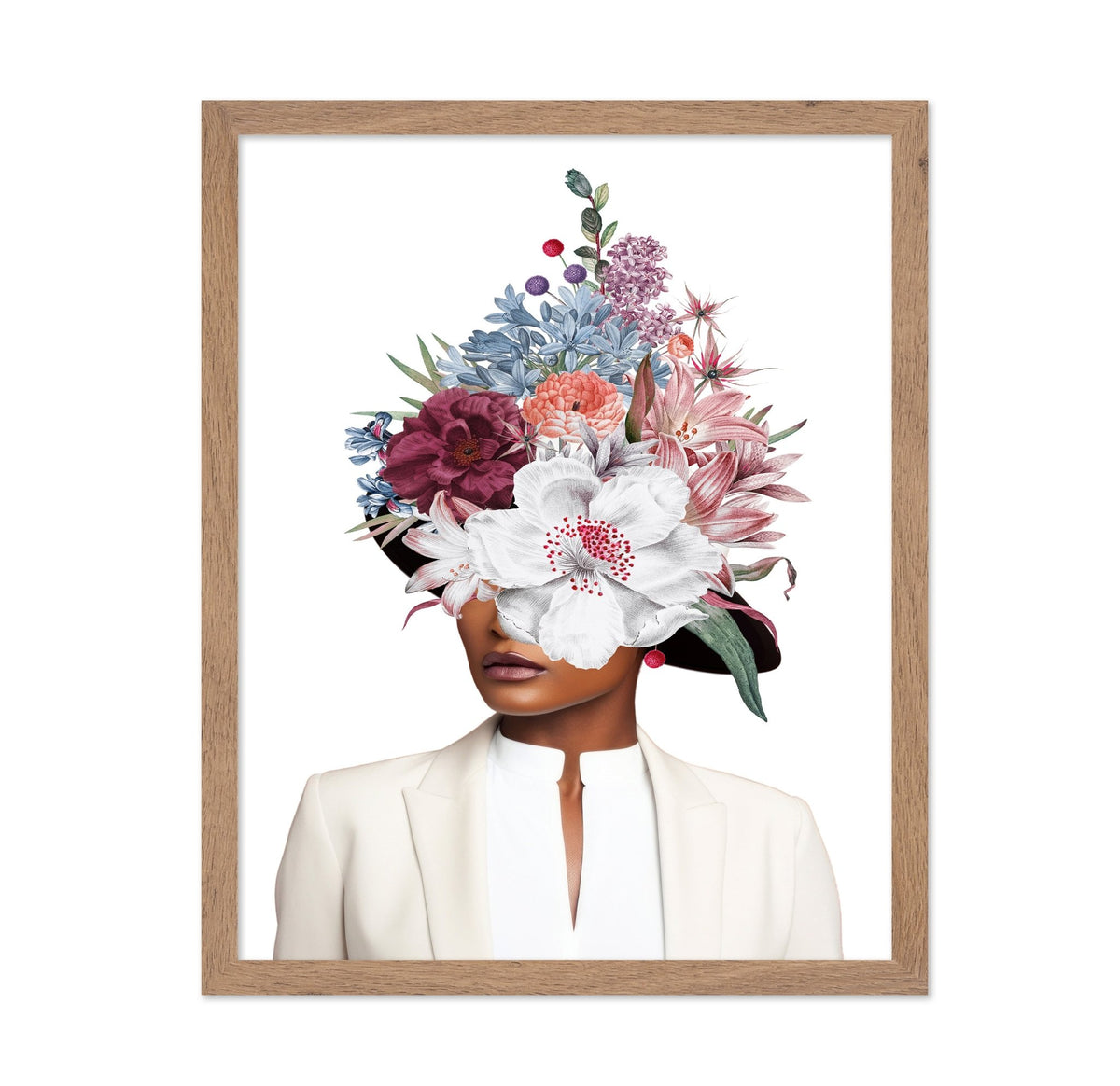 Floral Hat Portrait