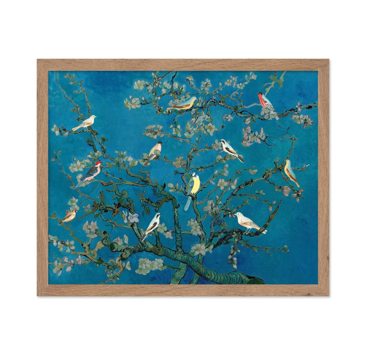 Almond Blossom Birds