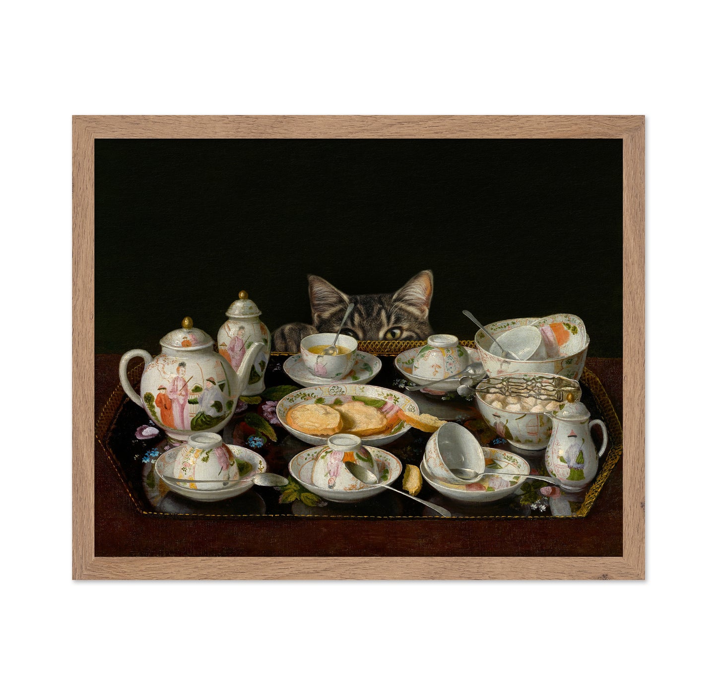 Curious Tea Cat