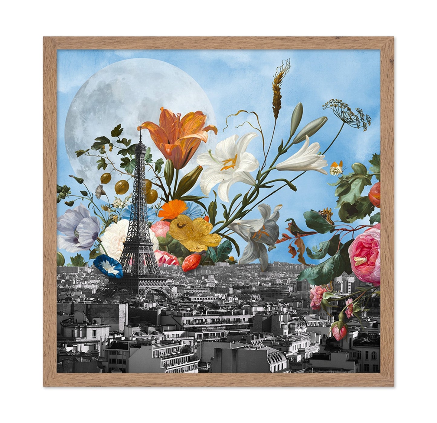 Paris Bloom Skyline