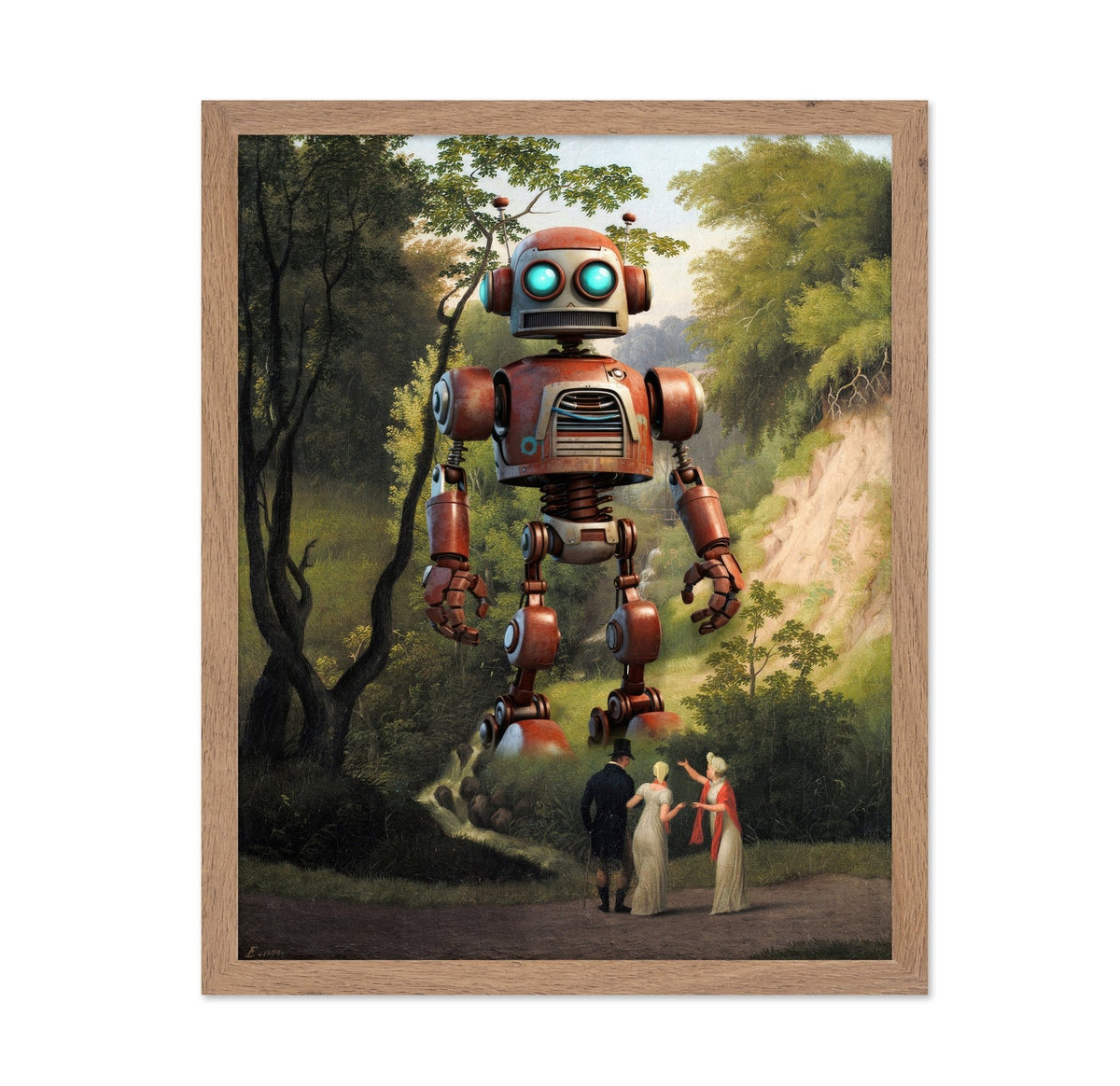 Robot In Nature