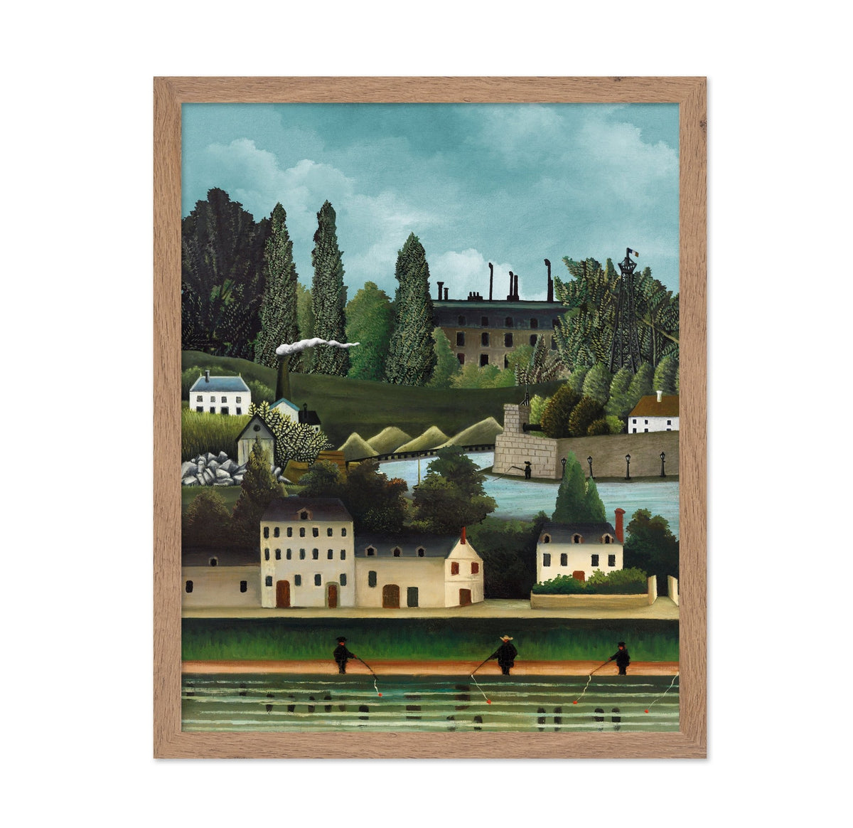 Riverside Industrial Scene
