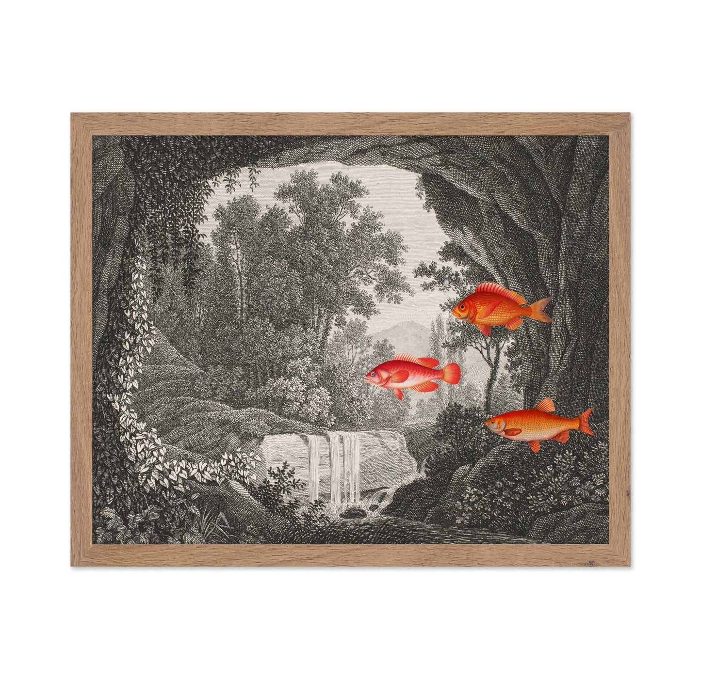 Fish In Forest Scene