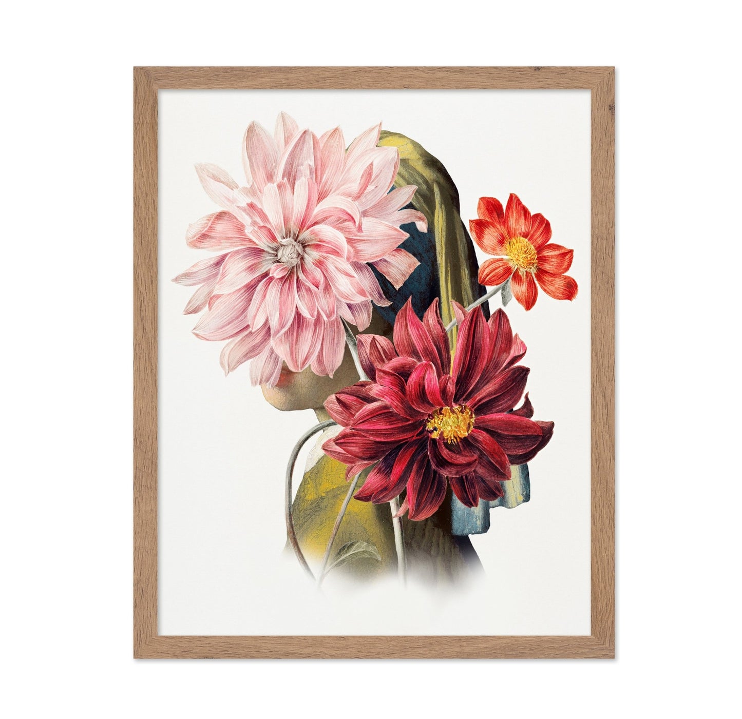 Dahlia Portrait Silhouette