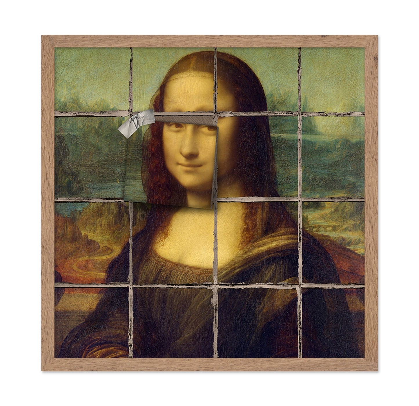 Mona Lisa Broken Grid