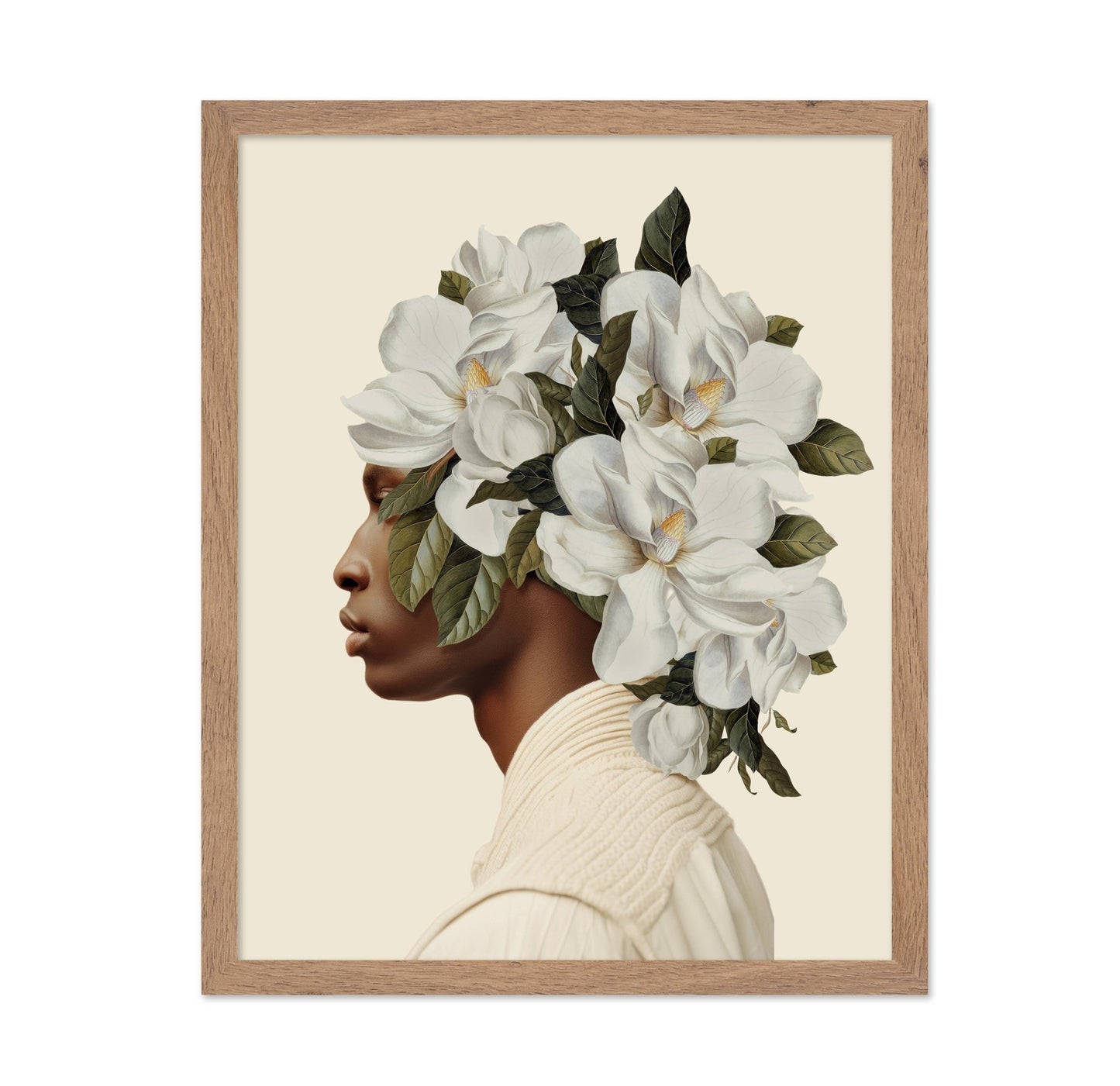 Magnolia Crown Portrait