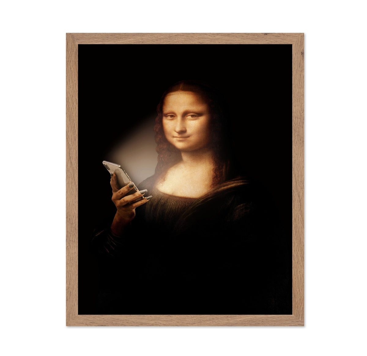 Mona Lisa Night Scroll