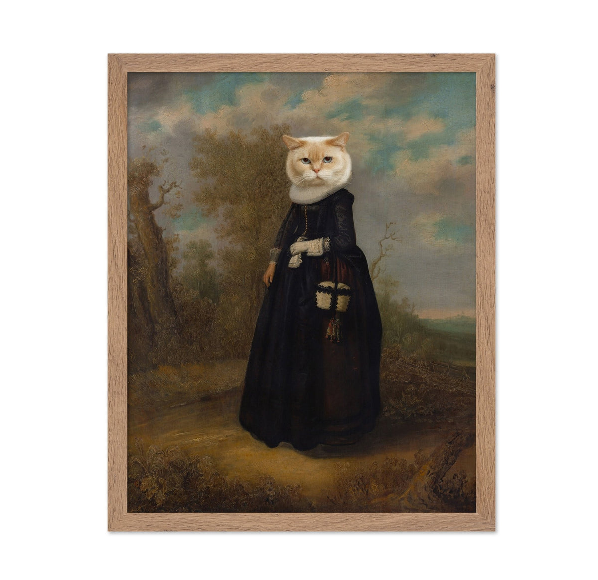 Lady Cat Portrait