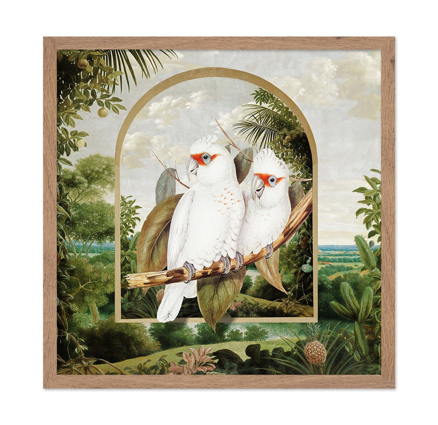 White Parrot Pair