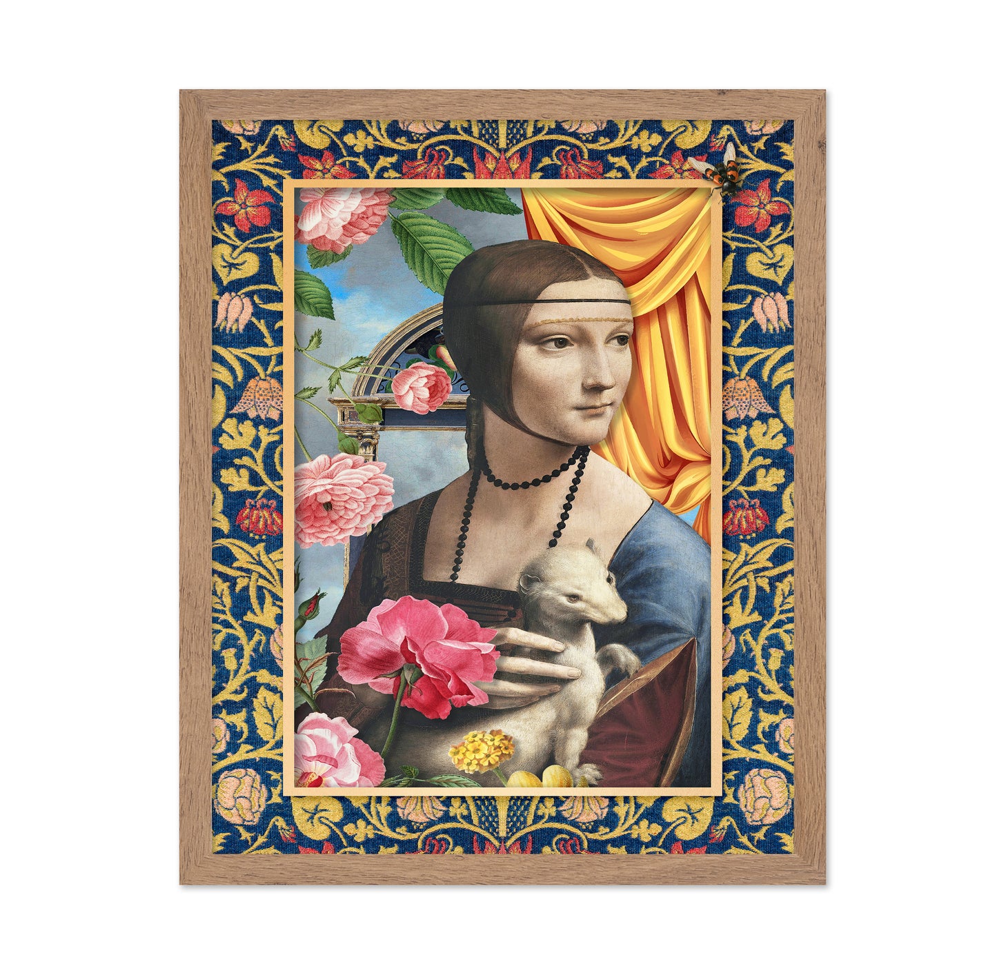 Lady With Ermine Collage