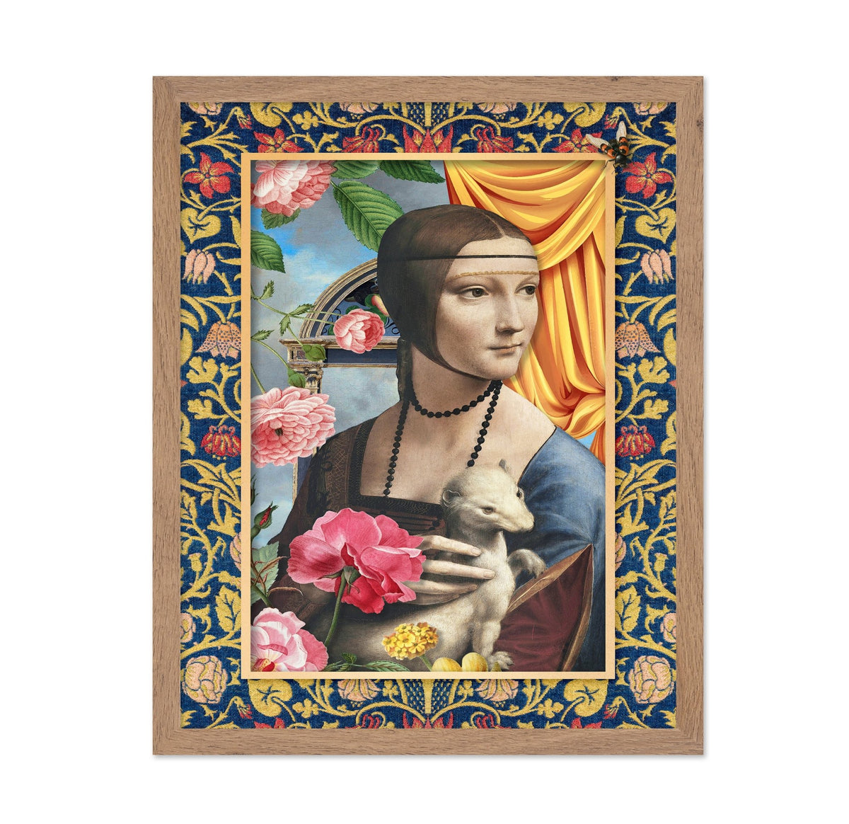 Lady With Ermine Collage