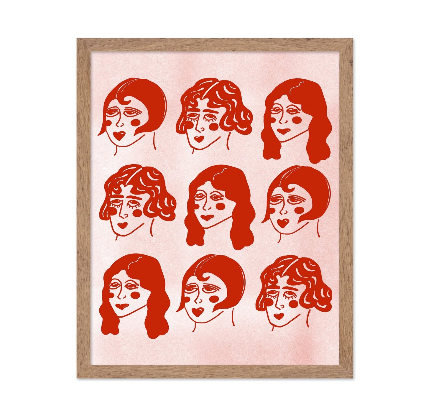 Vintage Women Faces