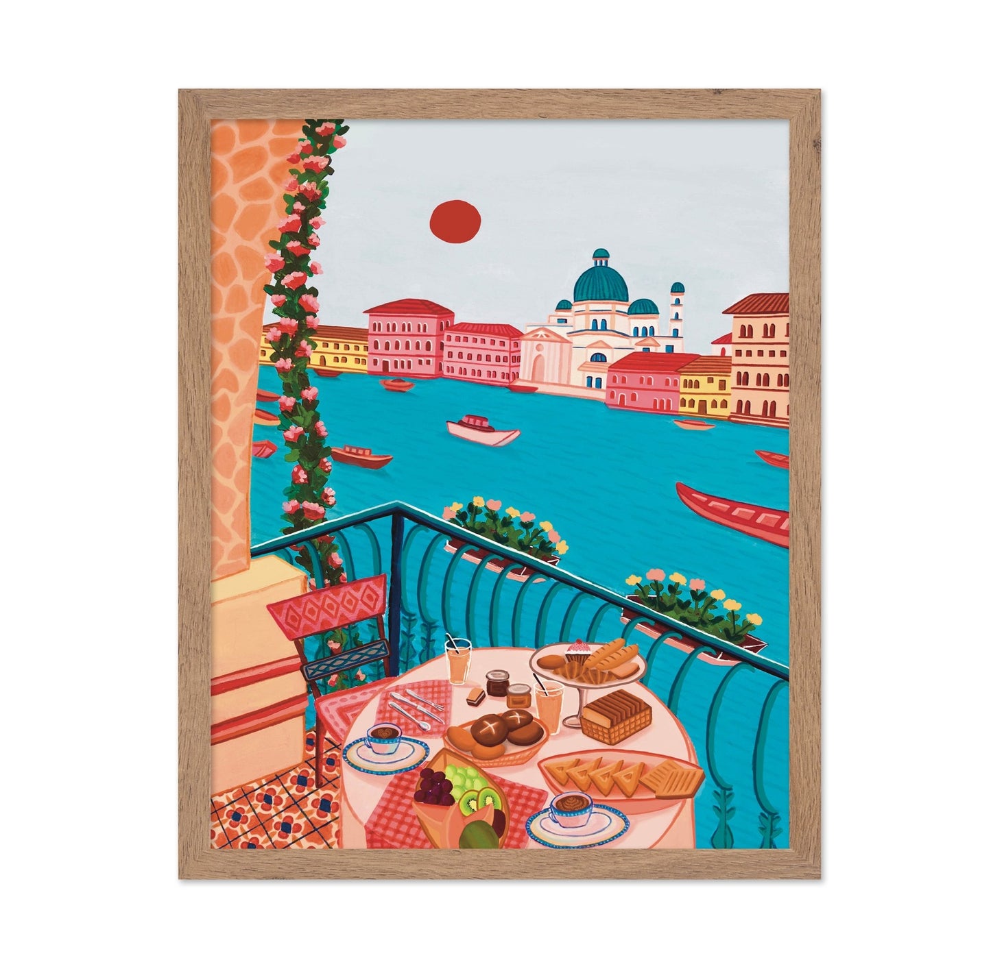 Venice Balcony Breakfast