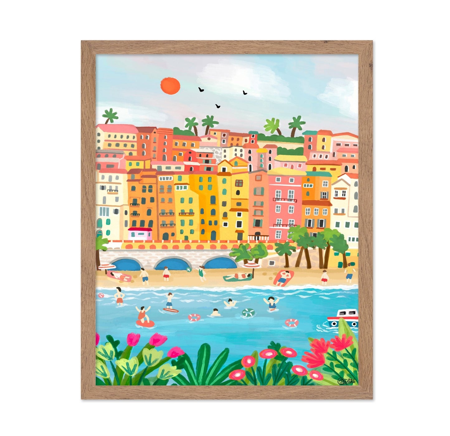 Menton Summer Beach