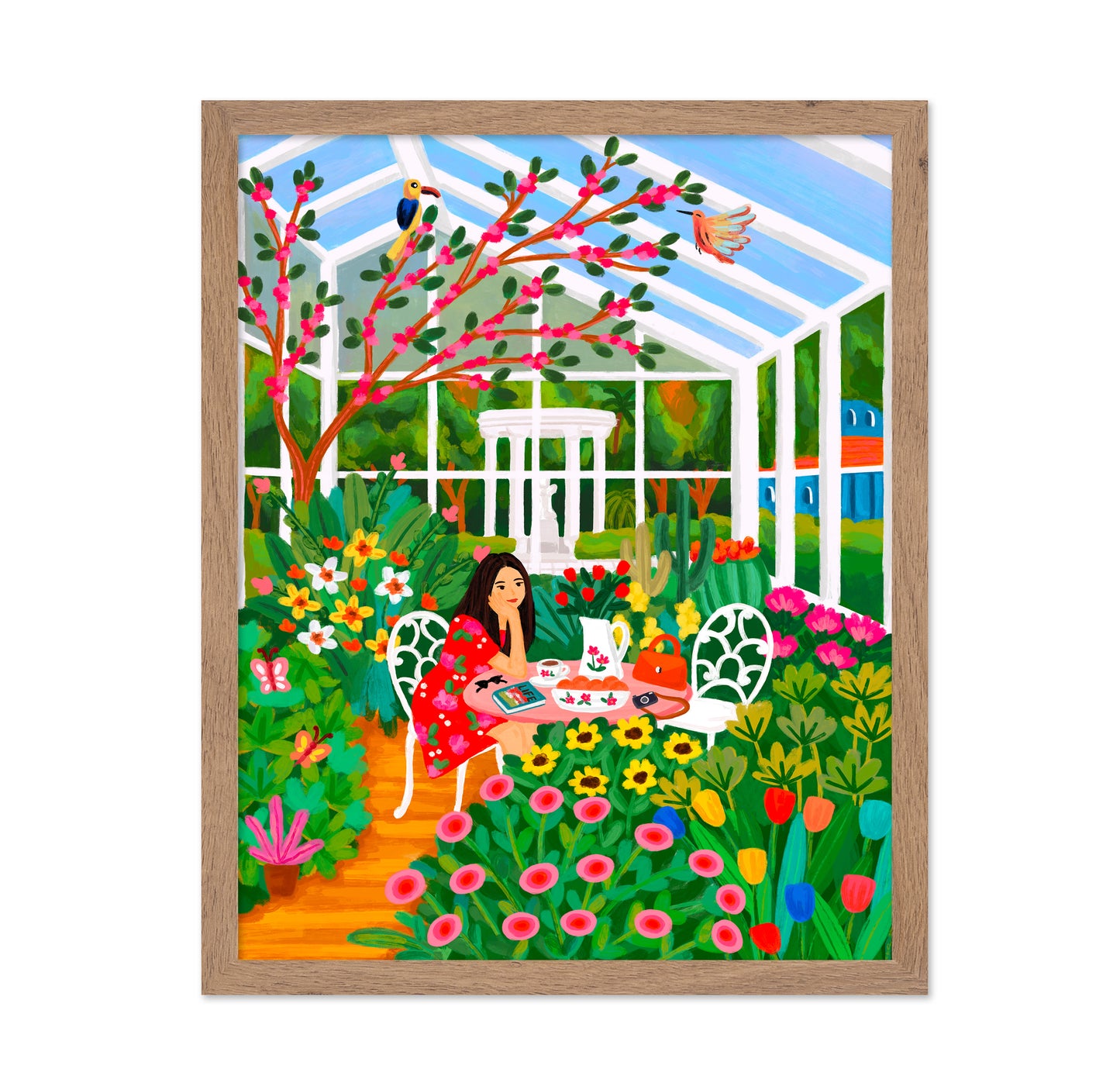 Greenhouse Garden Moment