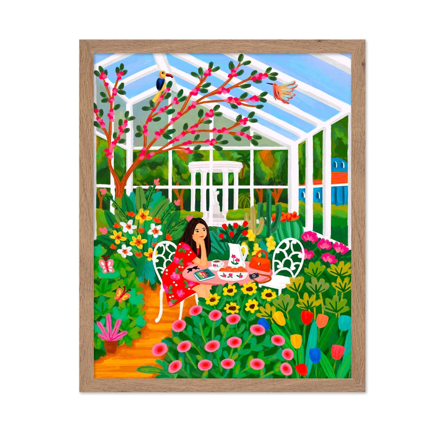 Greenhouse Garden Moment