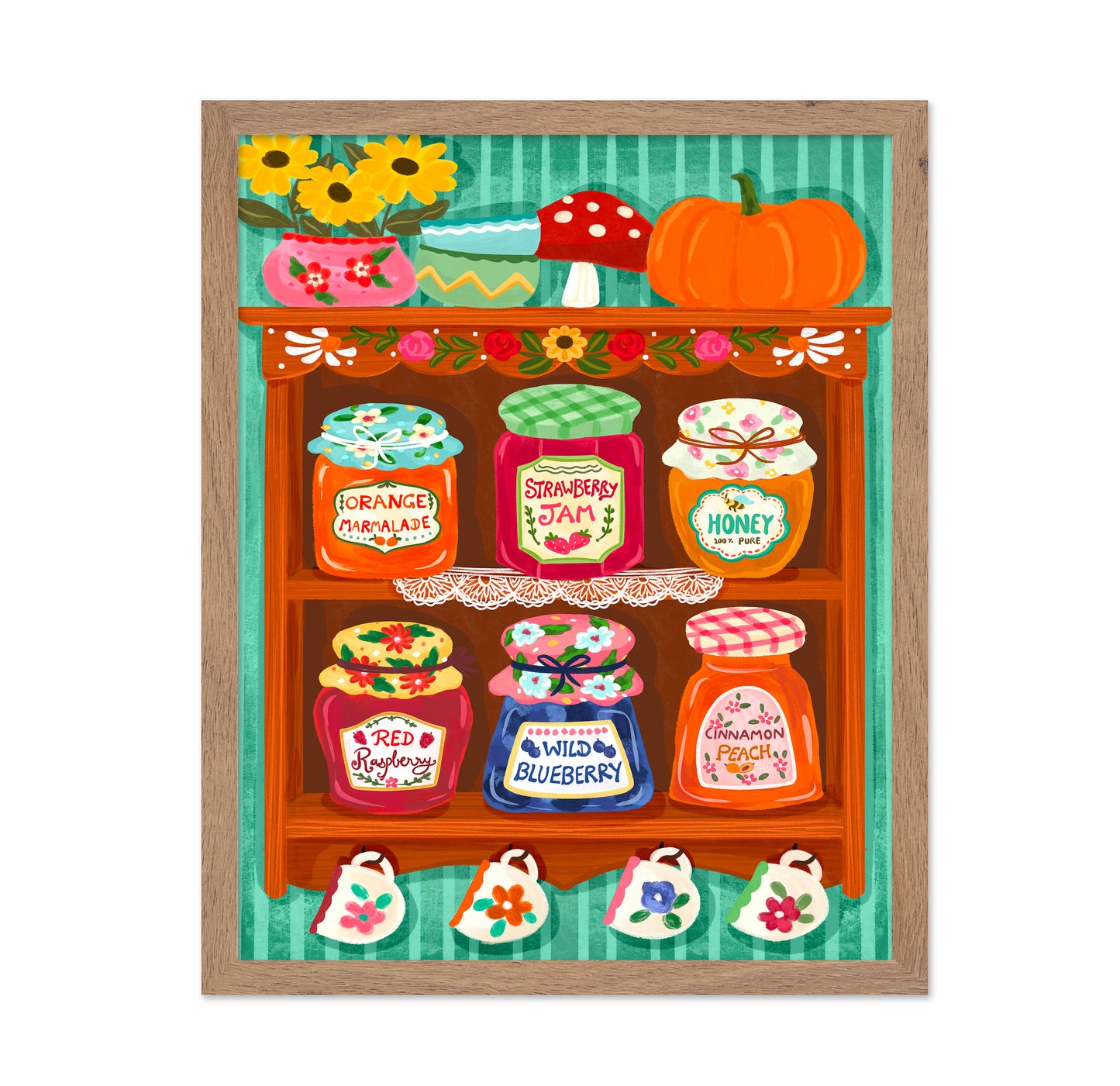 Vintage Jam Shelf