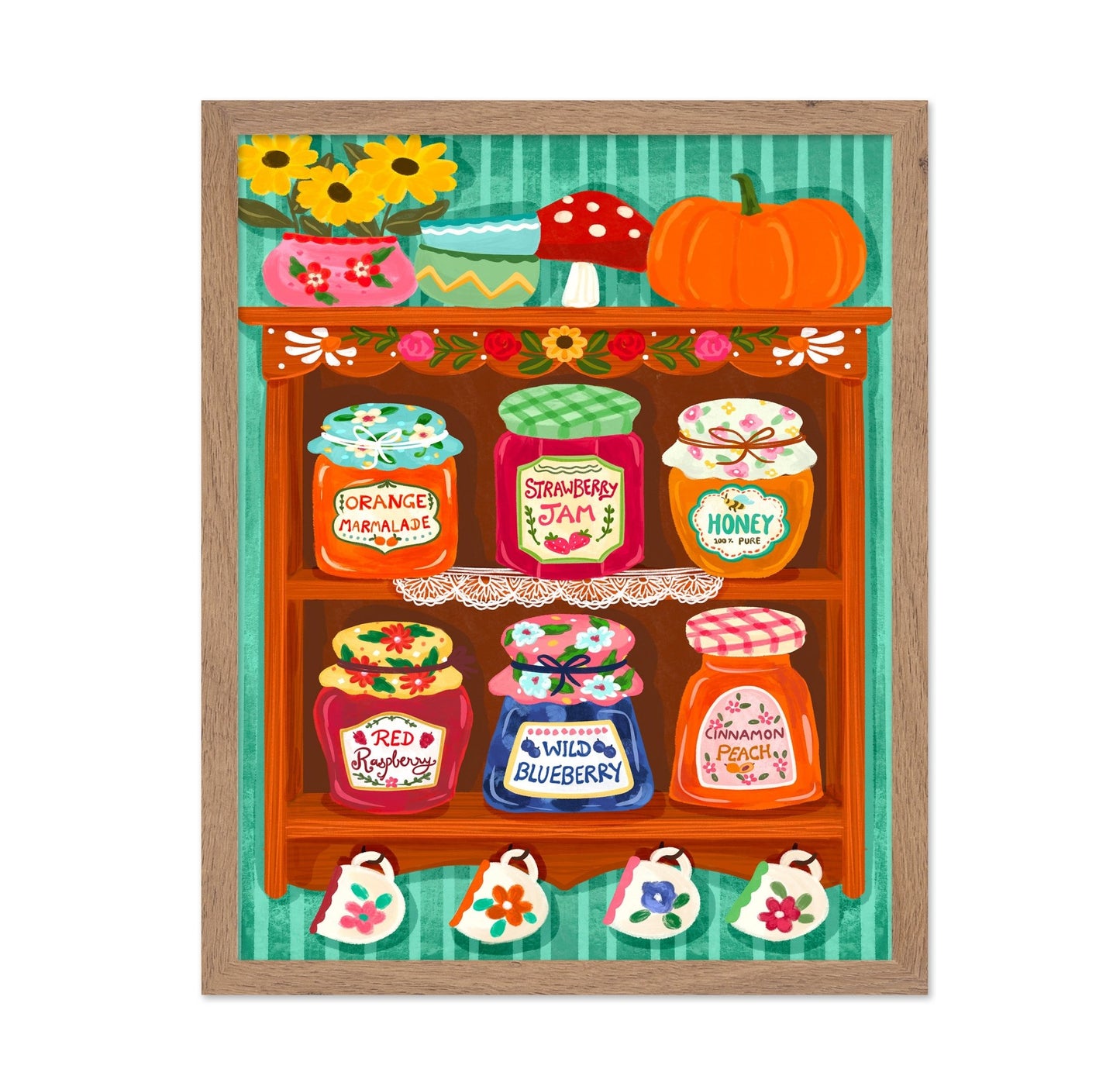 Vintage Jam Shelf
