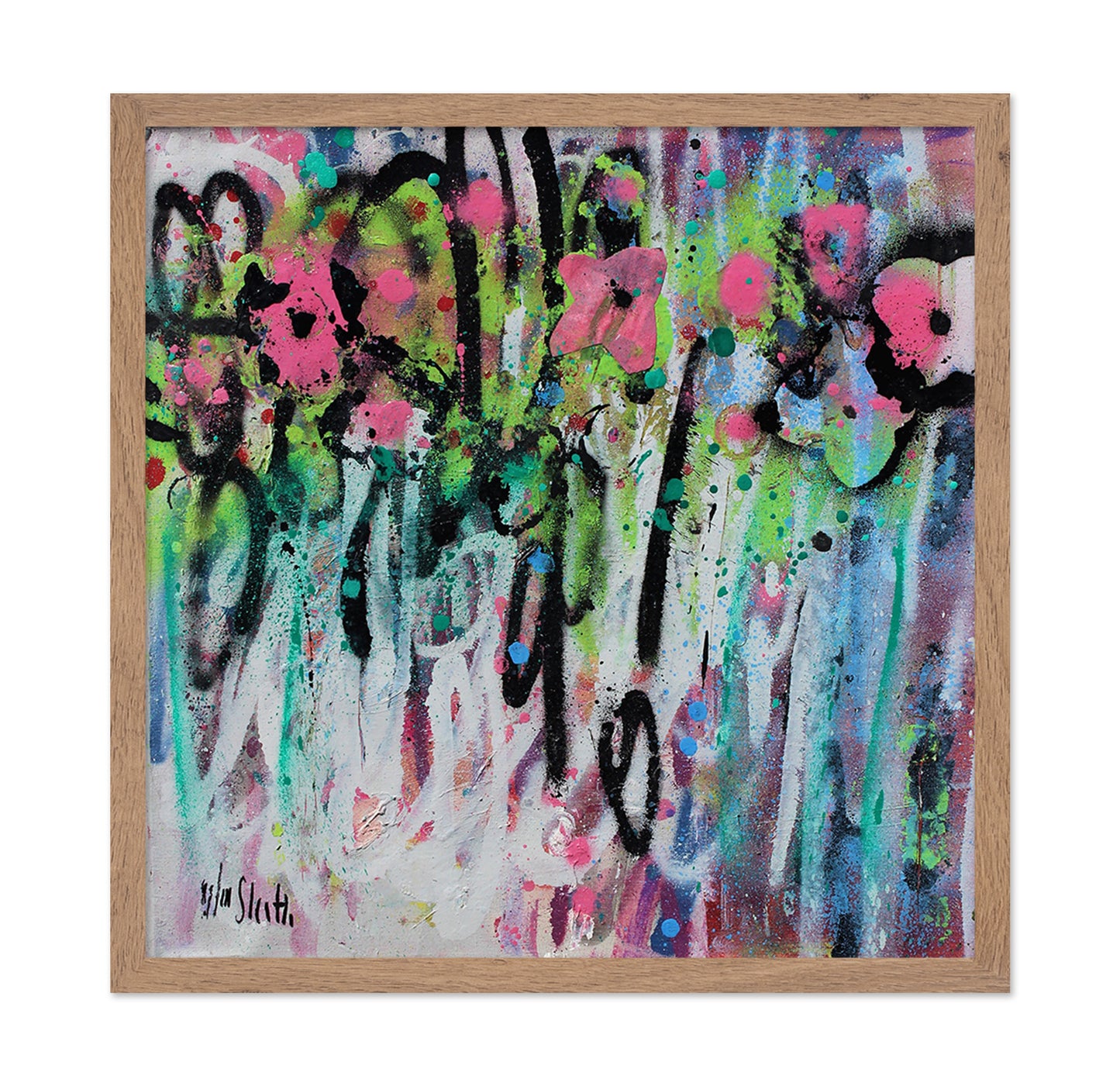 Abstract Floral Splash No1
