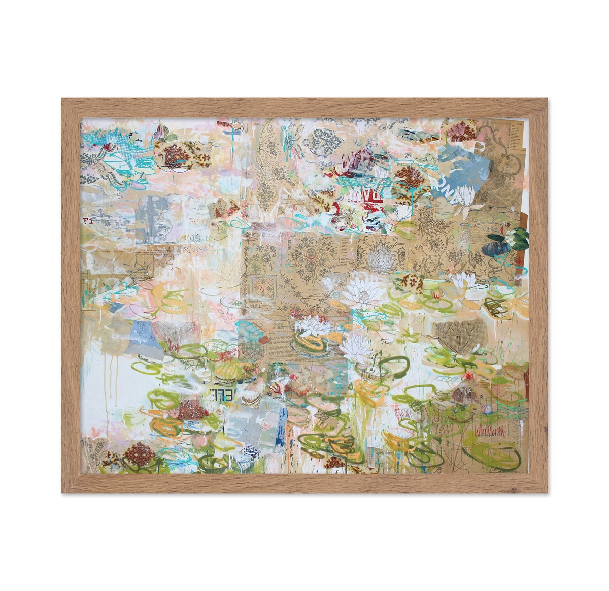 Lily Pond Collage