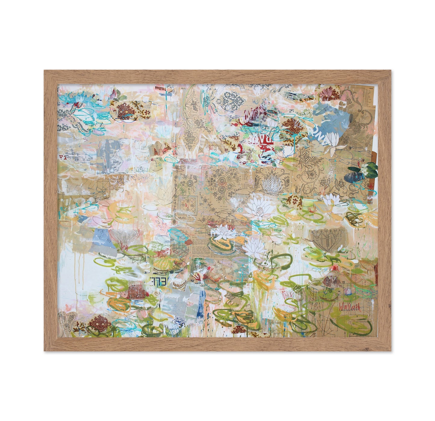 Lily Pond Collage