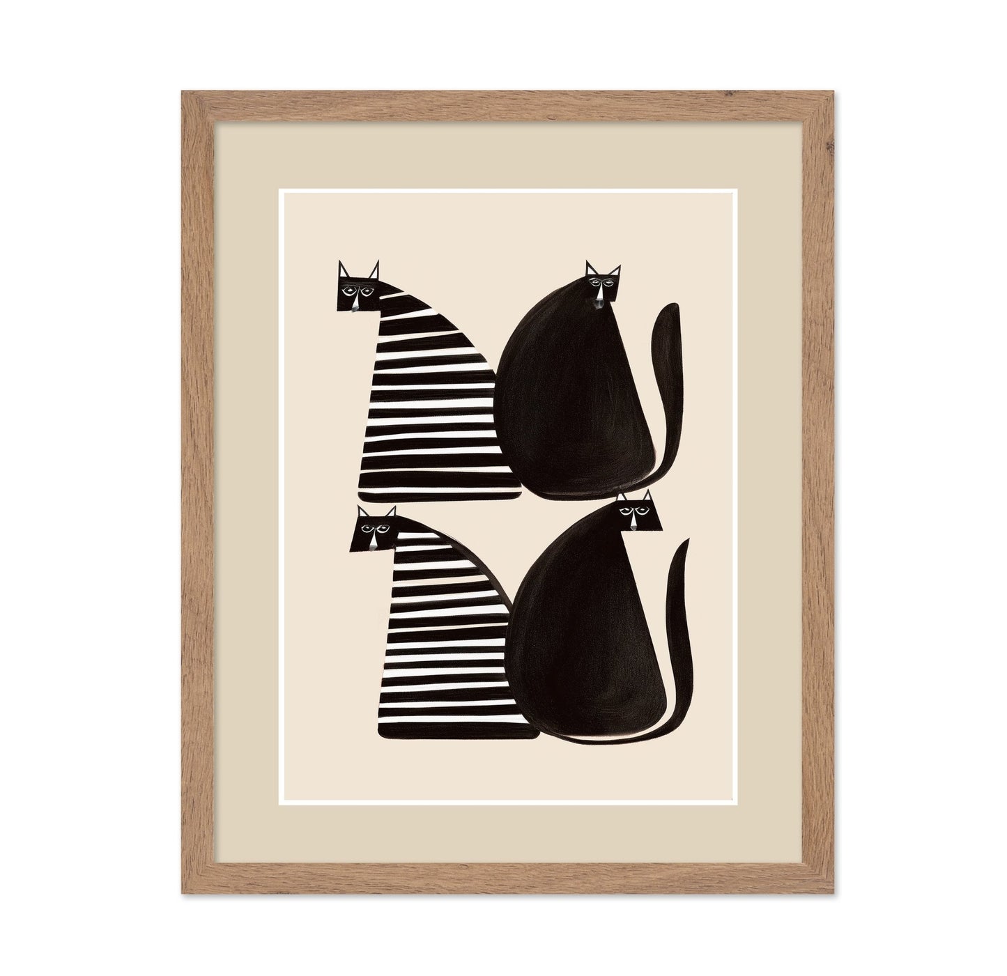 Minimal Black Cat Pair