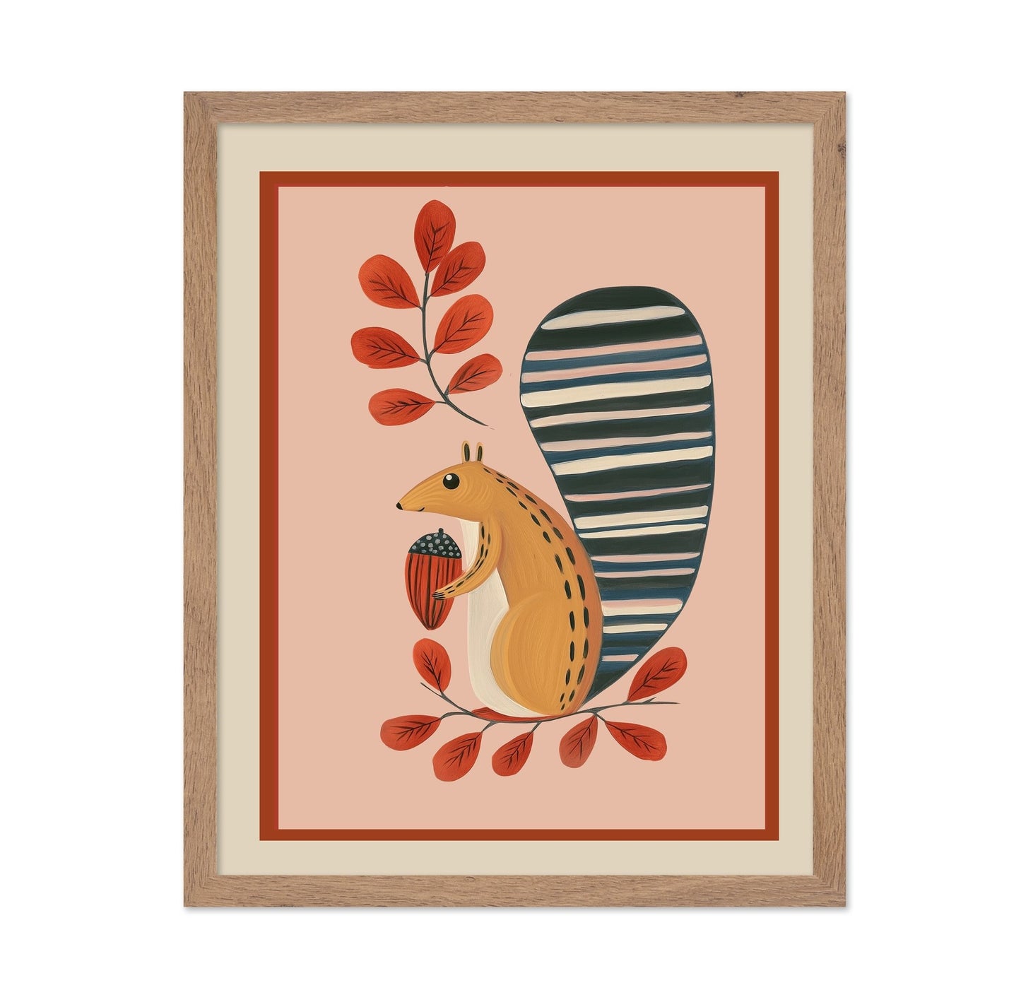Autumn Squirrel Acorn