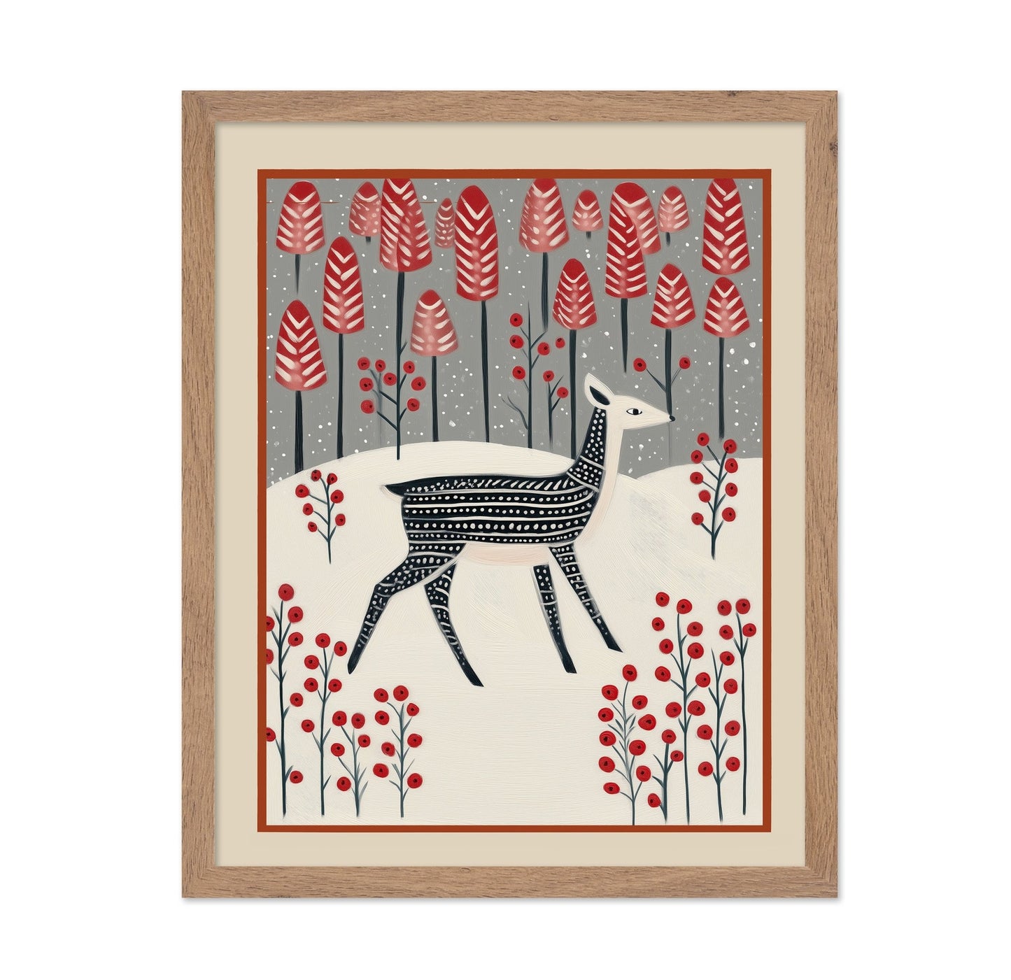 Winter Fawn Forest