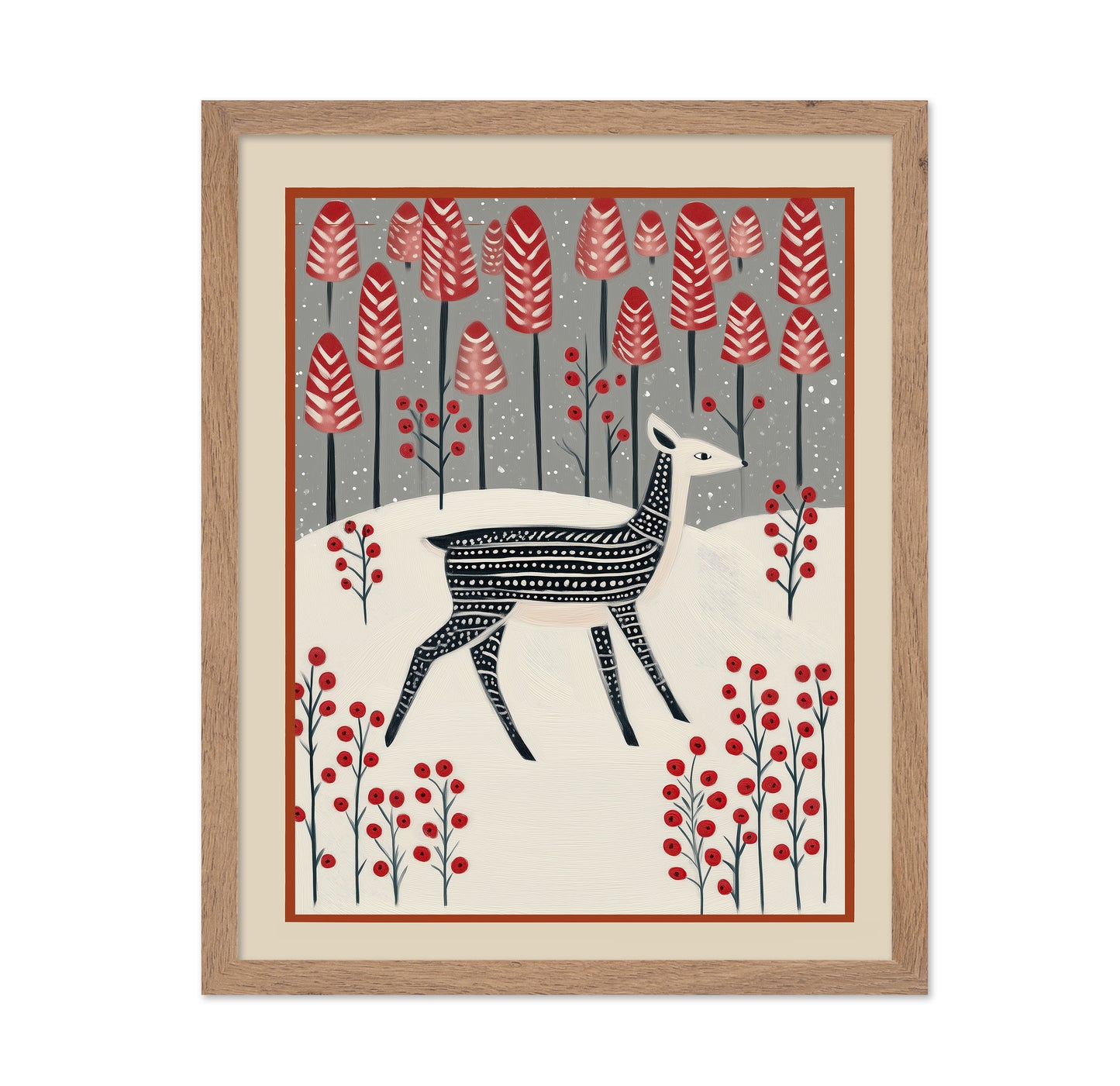 Winter Fawn Forest