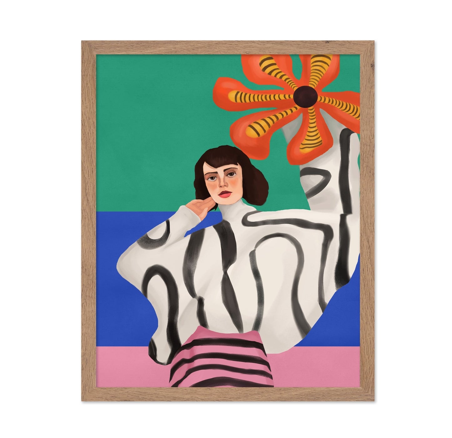 Vibrant Fashion Portrait