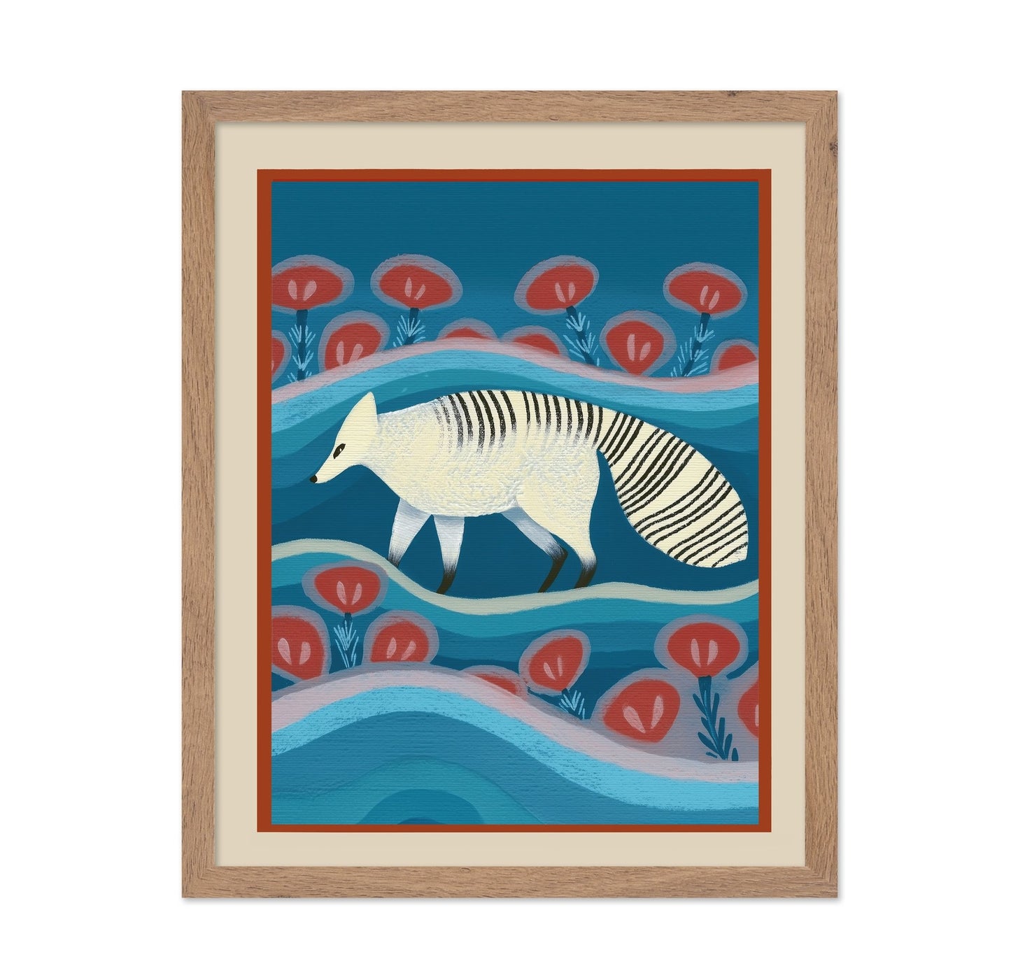 Striped Arctic Fox